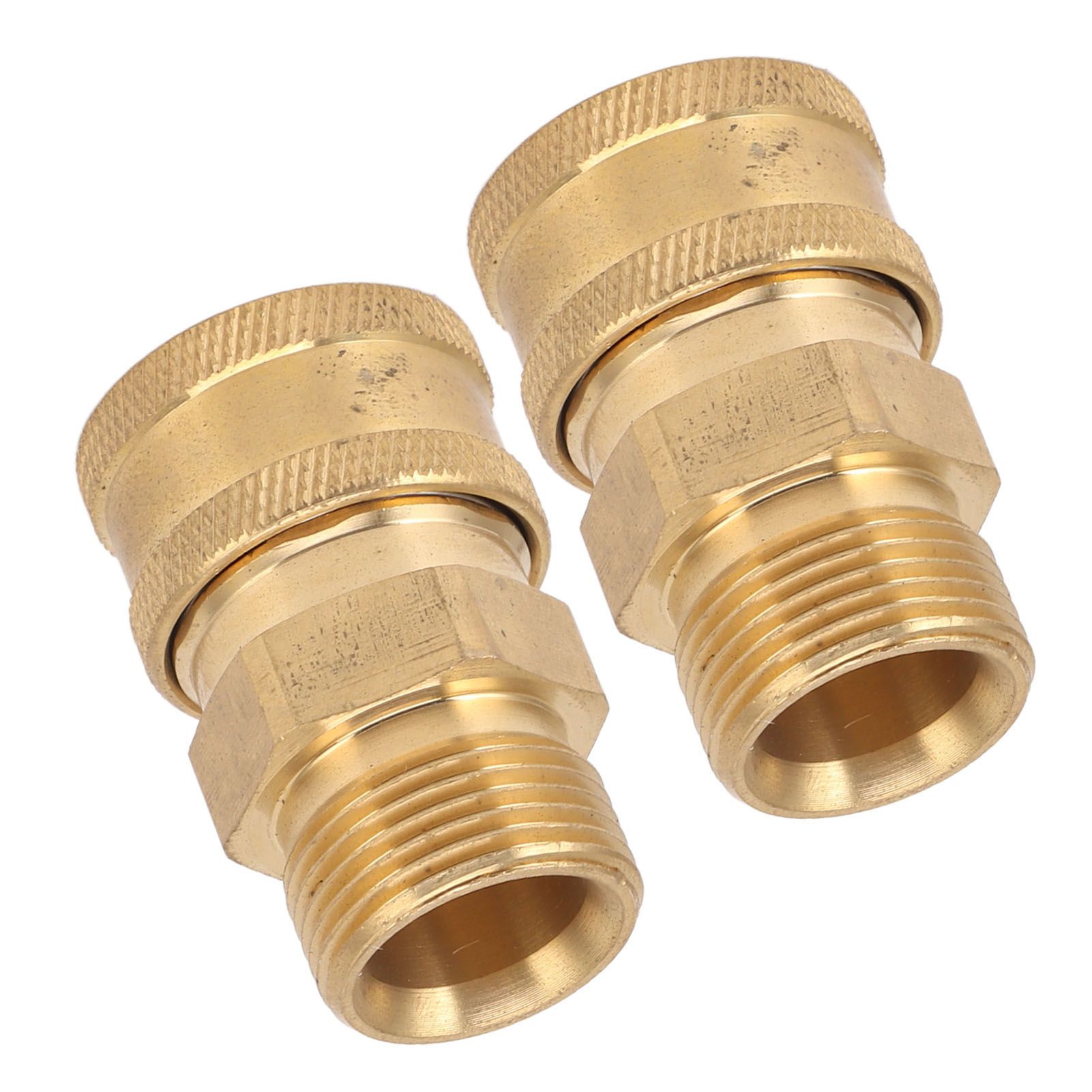 2Pcs Pure Copper M22 High Pressure Washer Fitting Adapter 3/8 Inch NPT Female view 6