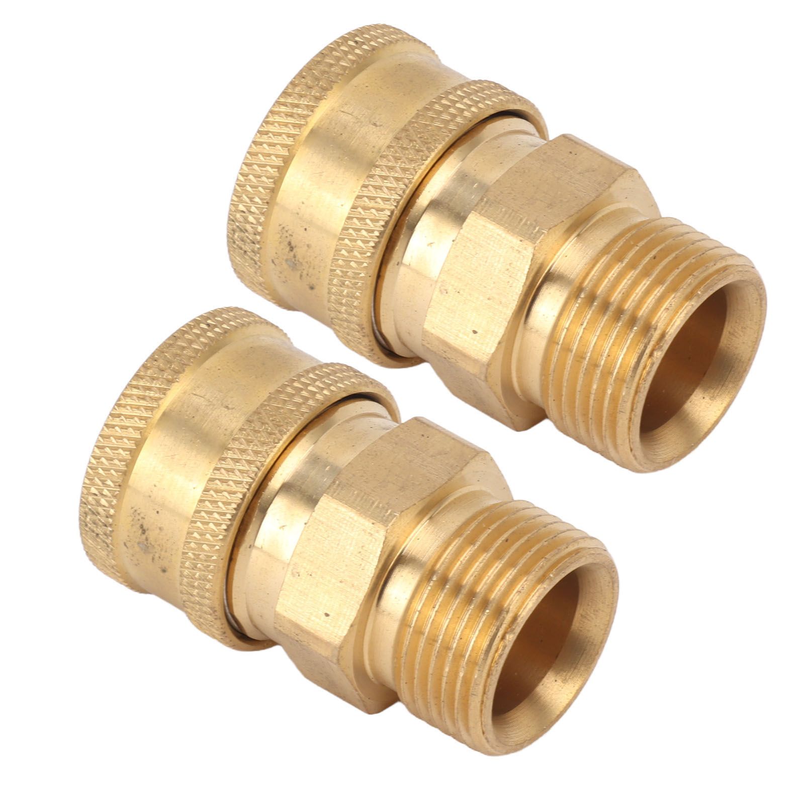2Pcs Pure Copper M22 High Pressure Washer Fitting Adapter 3/8 Inch NPT Female view 9