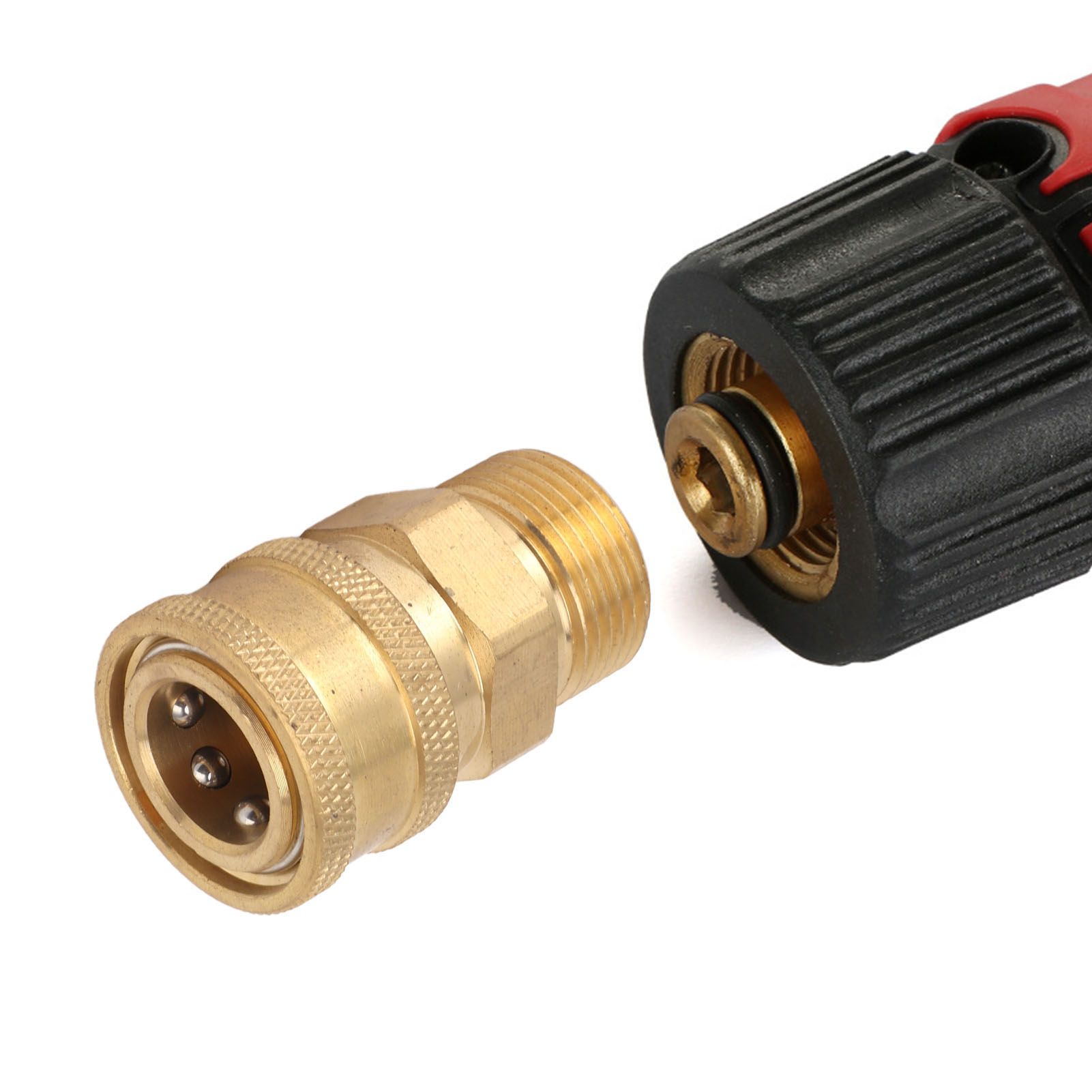 2Pcs Pure Copper M22 High Pressure Washer Fitting Adapter 3/8 Inch NPT Female view 11