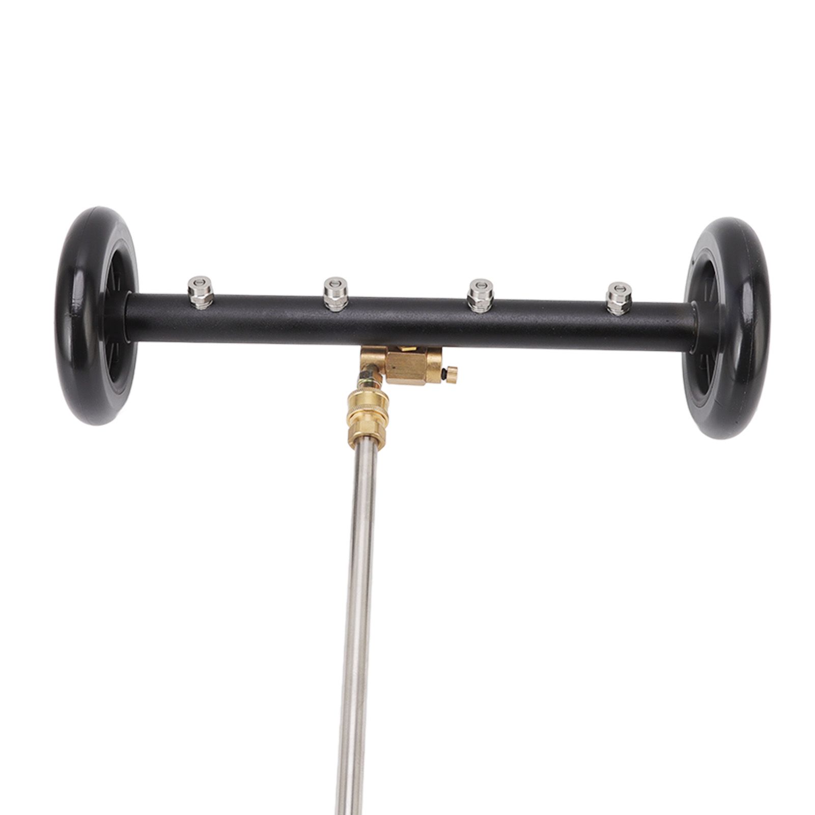 16in Under Car Washer Black with 1/4in Interface Undercarriage Cleaner Surface view 15