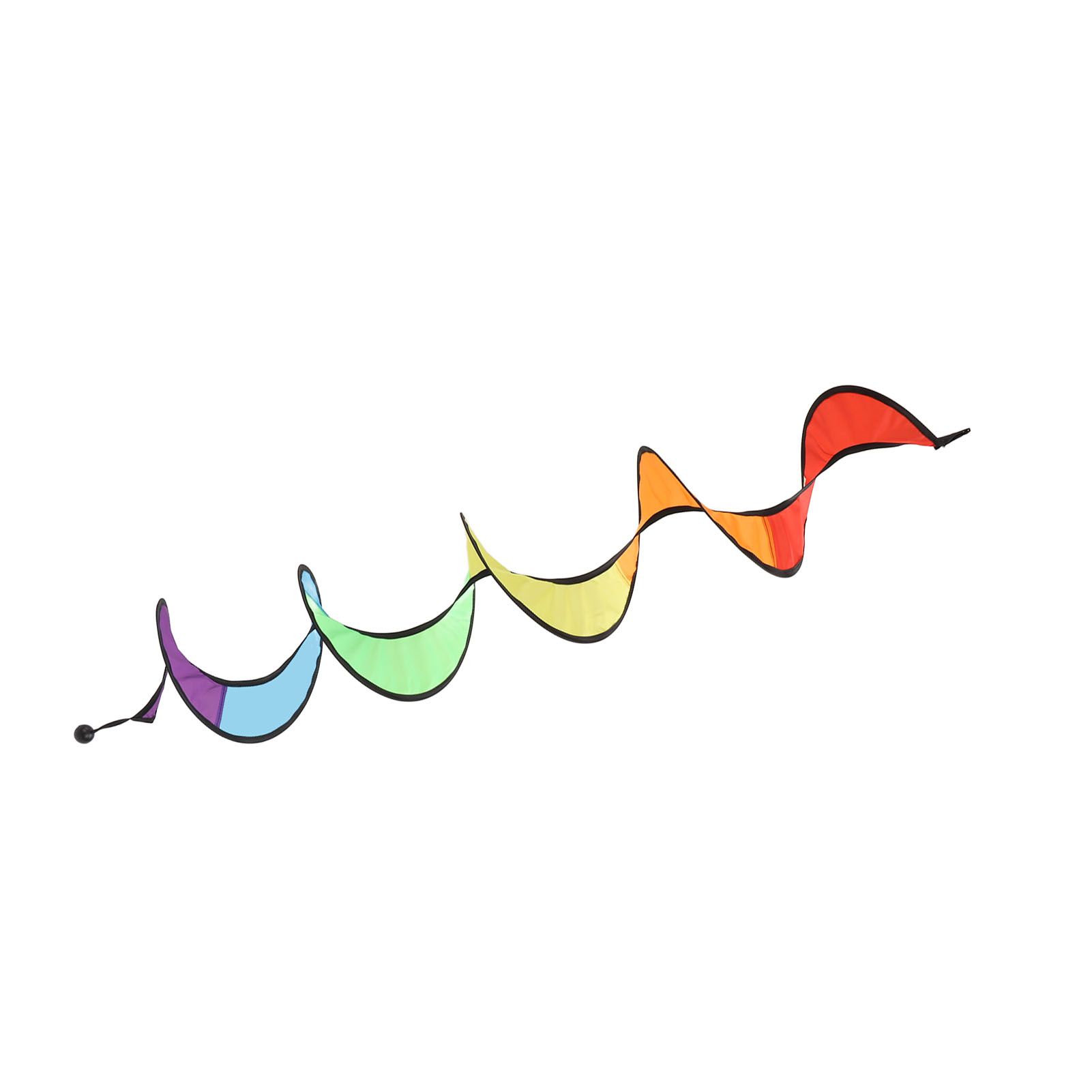 Wind Spinner Foldable Colorful Spiral Rainbow Wind Sculpture Spinner Hanging view 8