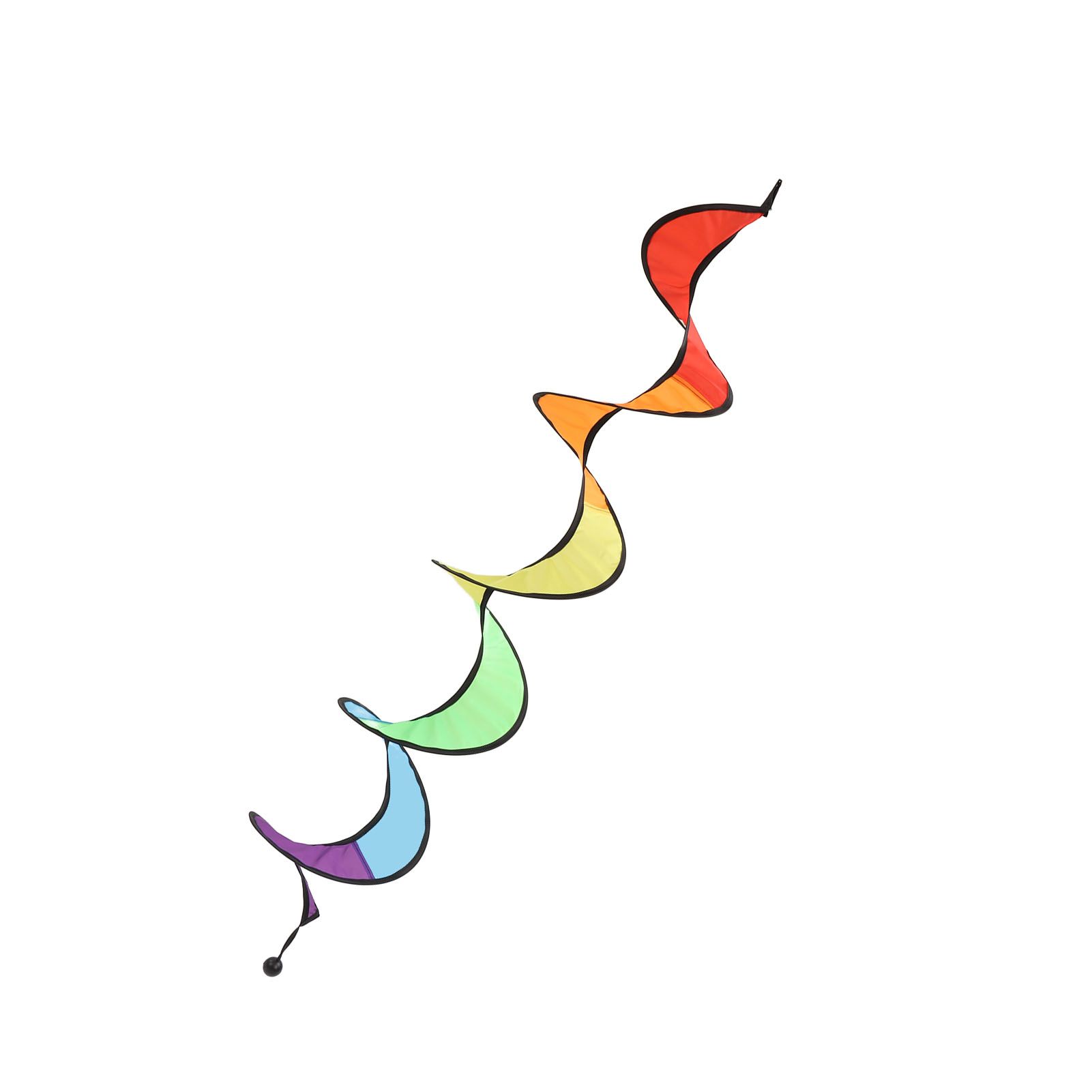 Wind Spinner Foldable Colorful Spiral Rainbow Wind Sculpture Spinner Hanging view 9