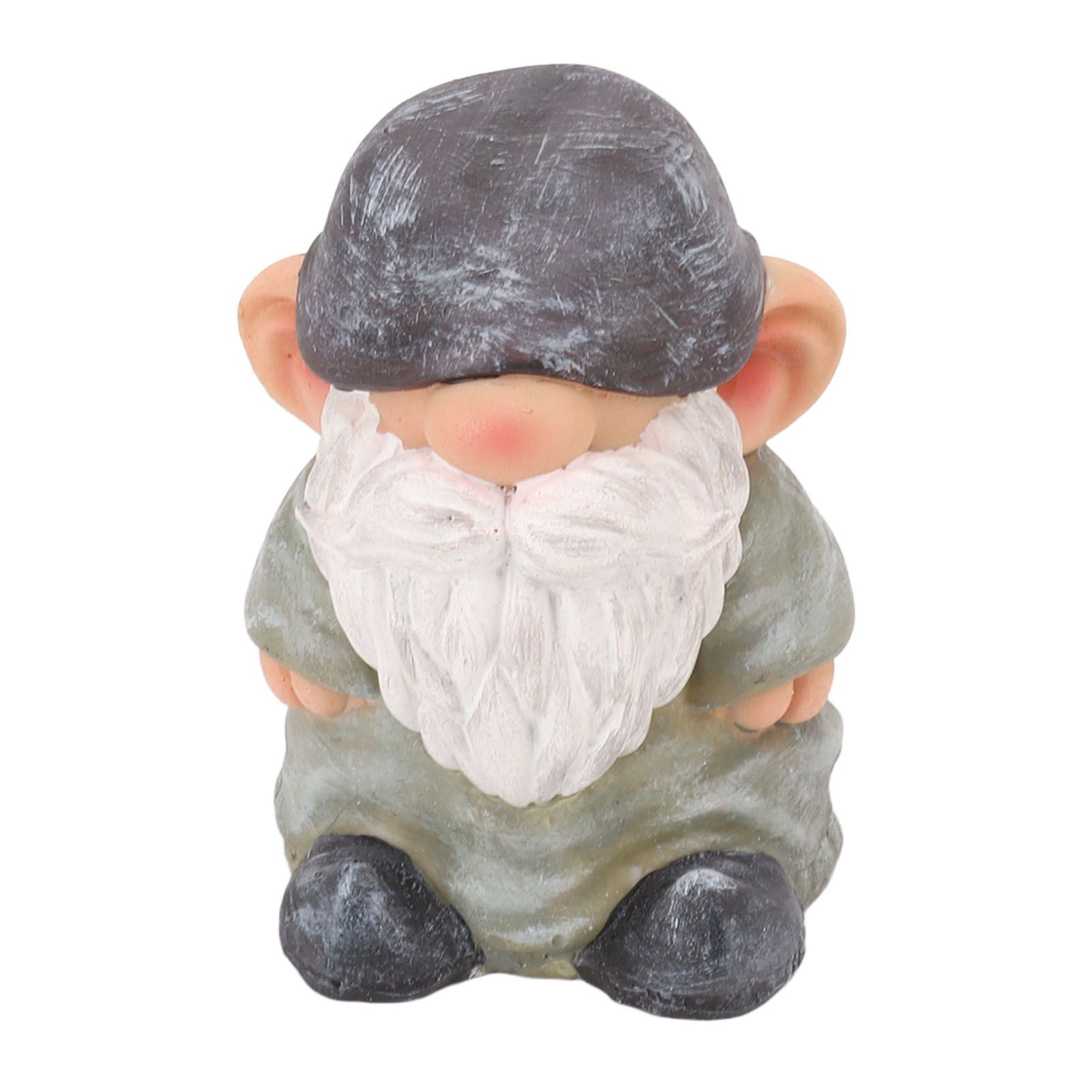Garden Gnome Resin Structure Stable Bottom Retro Style Gnome Figurine for view 4