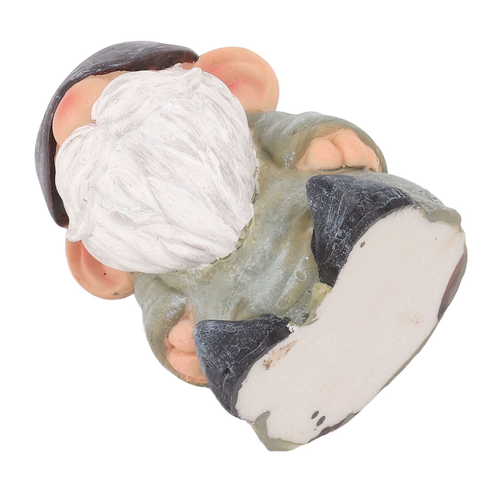Garden Gnome Resin Structure Stable Bottom Retro Style Gnome Figurine for view 7