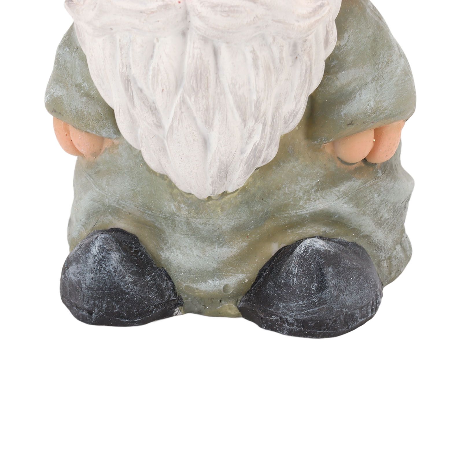 Garden Gnome Resin Structure Stable Bottom Retro Style Gnome Figurine for view 13