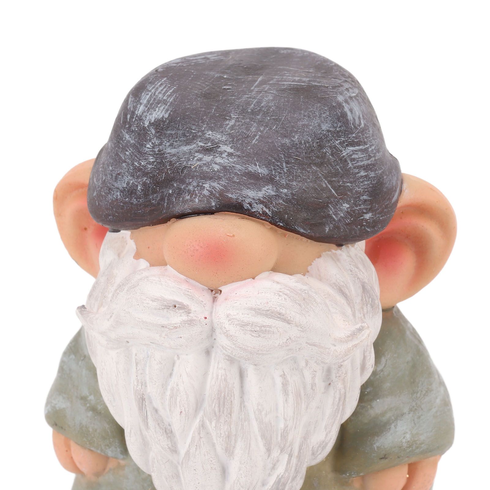 Garden Gnome Resin Structure Stable Bottom Retro Style Gnome Figurine for view 14