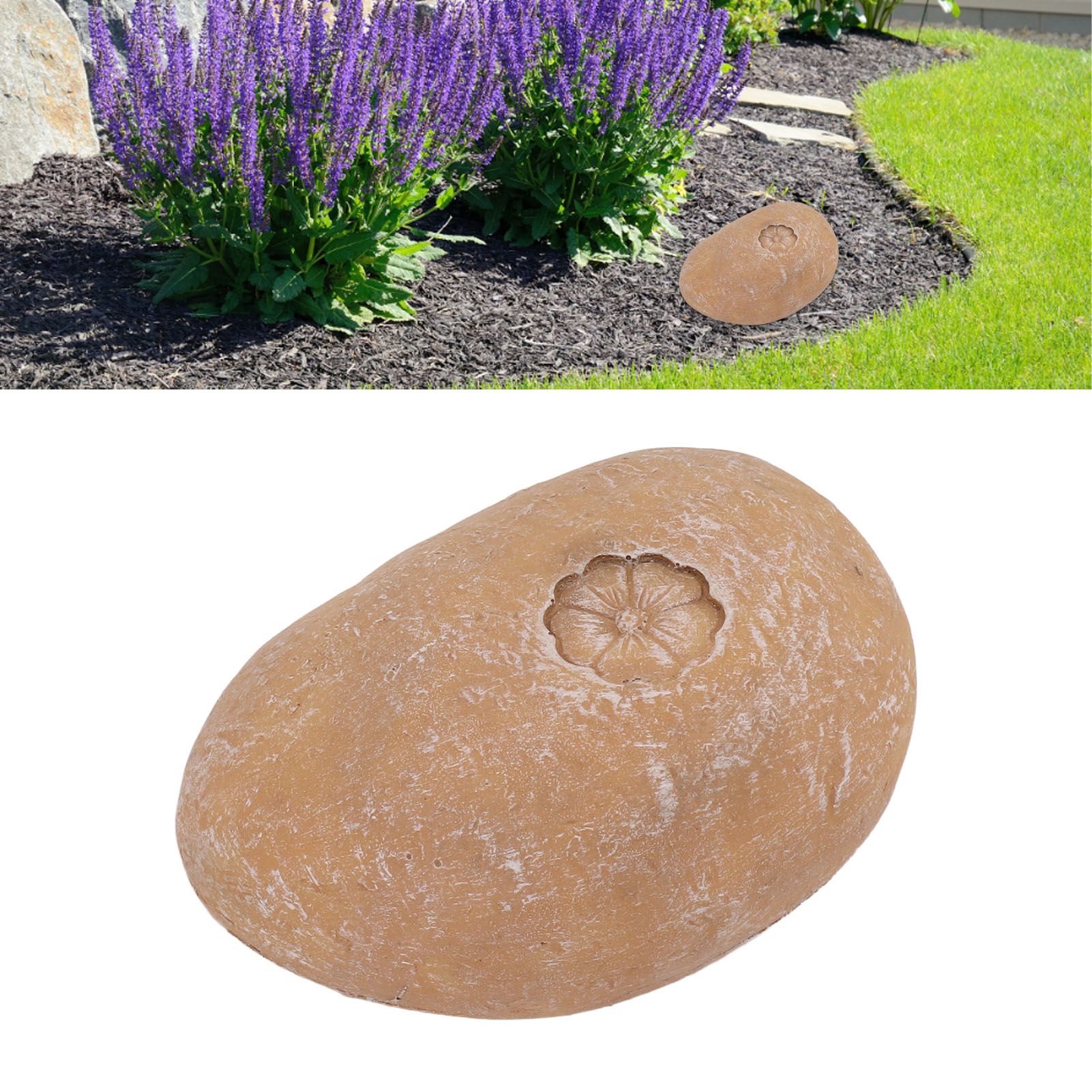Pet Memorial Garden Stone DIY Lettering Simulation Pebbles Pet Grave Marker view 11