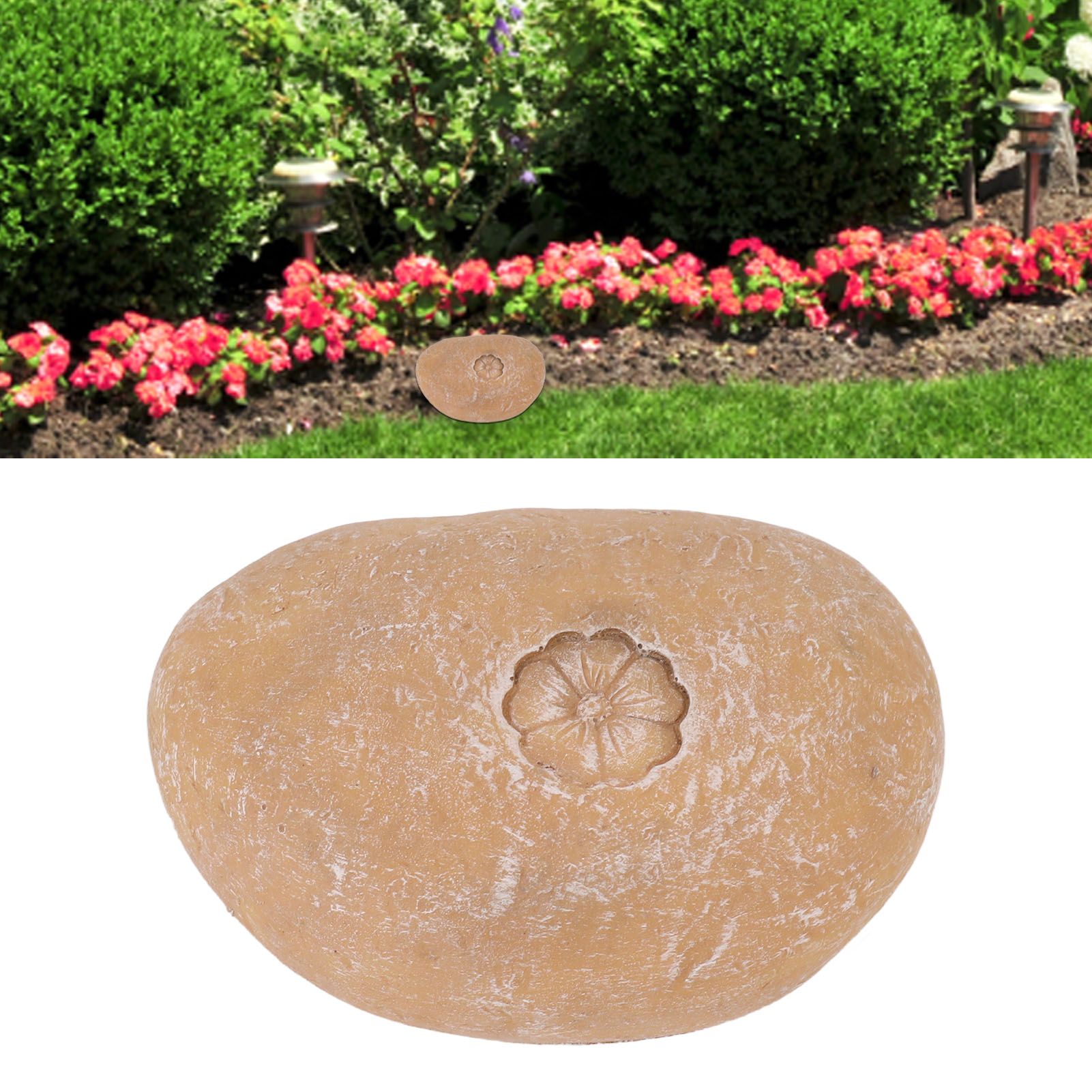 Pet Memorial Garden Stone DIY Lettering Simulation Pebbles Pet Grave Marker view 12