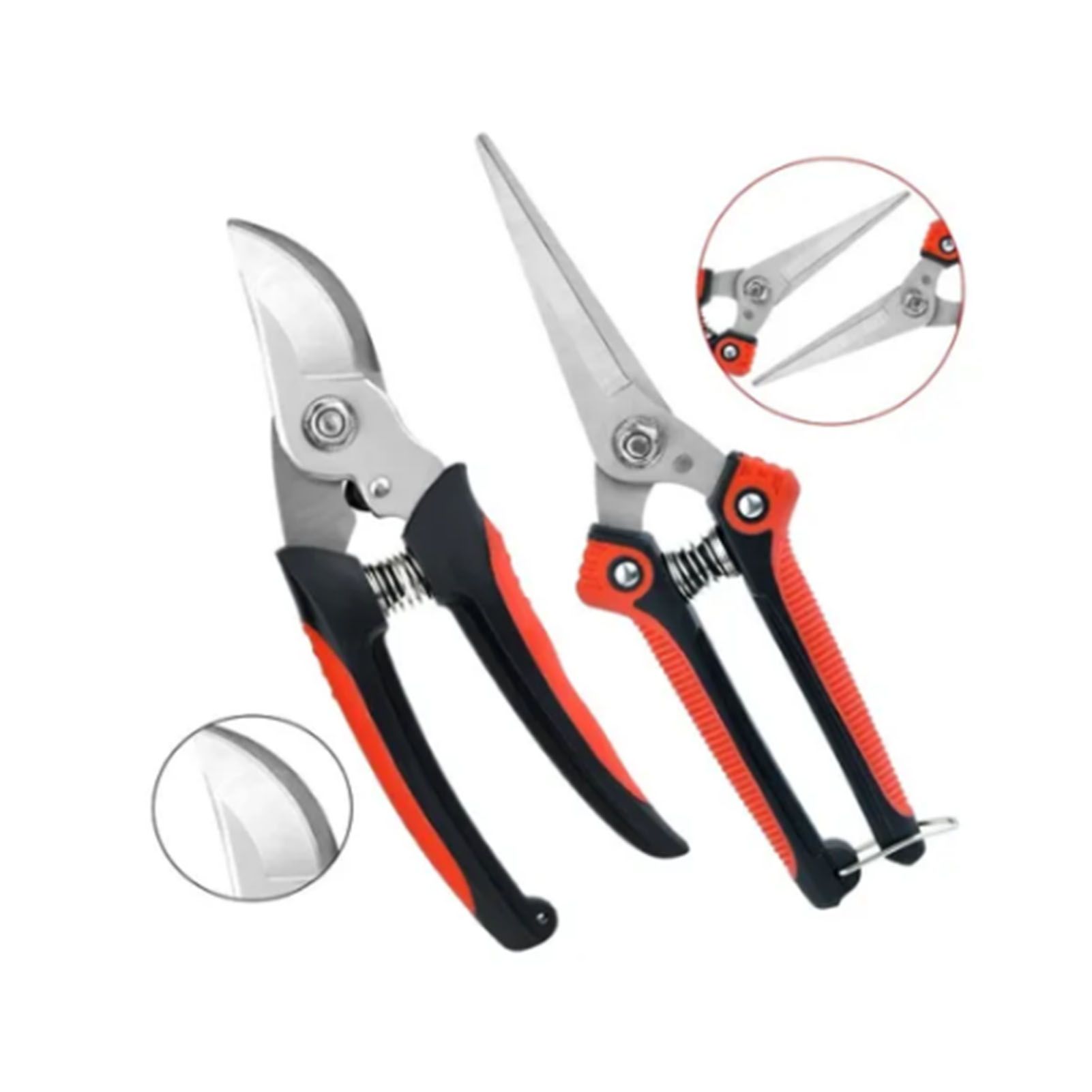 2Pcs Garden Pruning Shears Labor Saving Fruit Tree Thick Branch Pruning Shears view 10