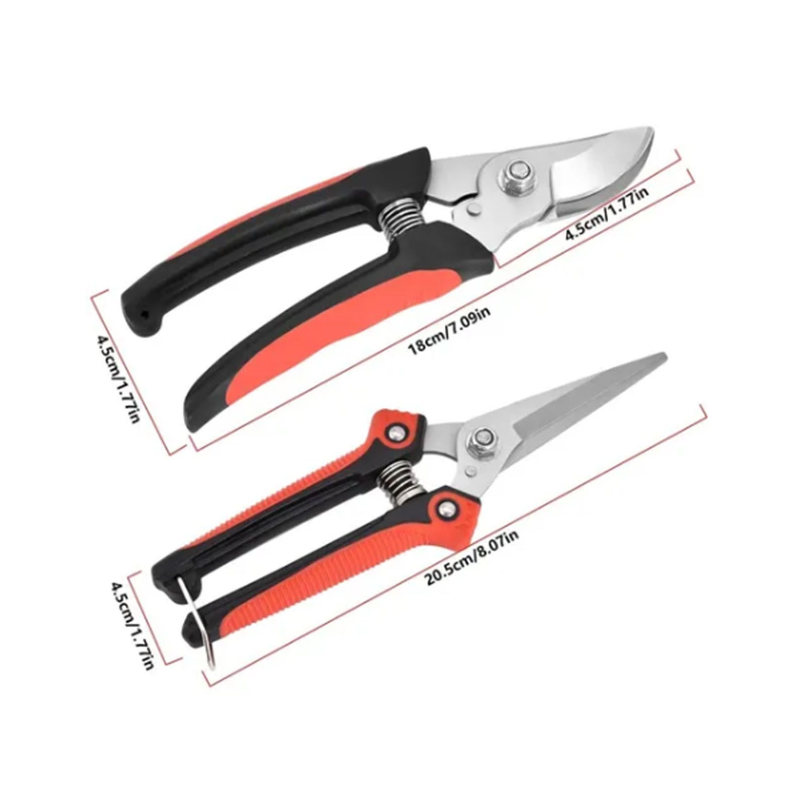 2Pcs Garden Pruning Shears Labor Saving Fruit Tree Thick Branch Pruning Shears view 12