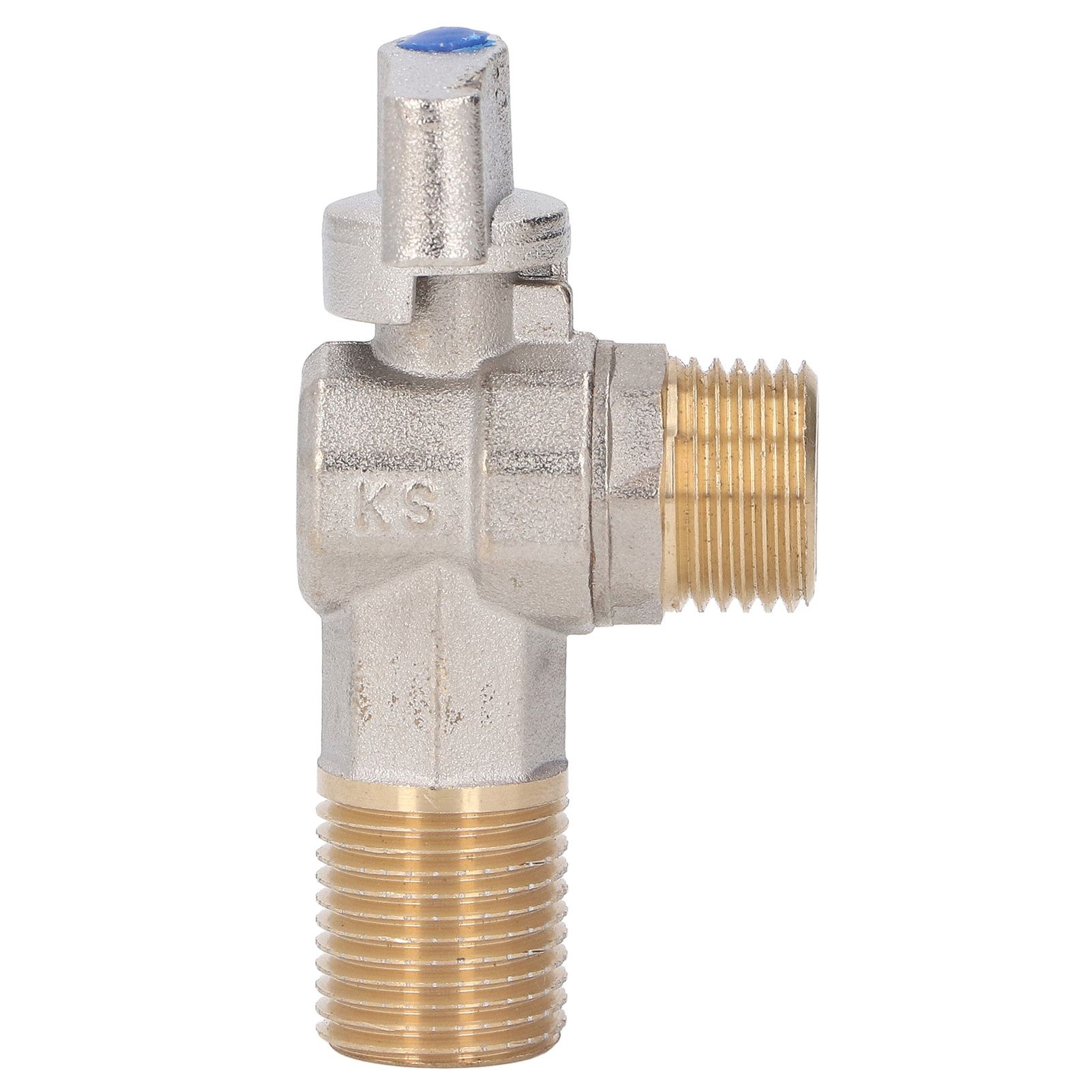 G1/2 Thread Brass Triangle Valve Large Flow Cold Hot Water Angle Stop Valve view 8
