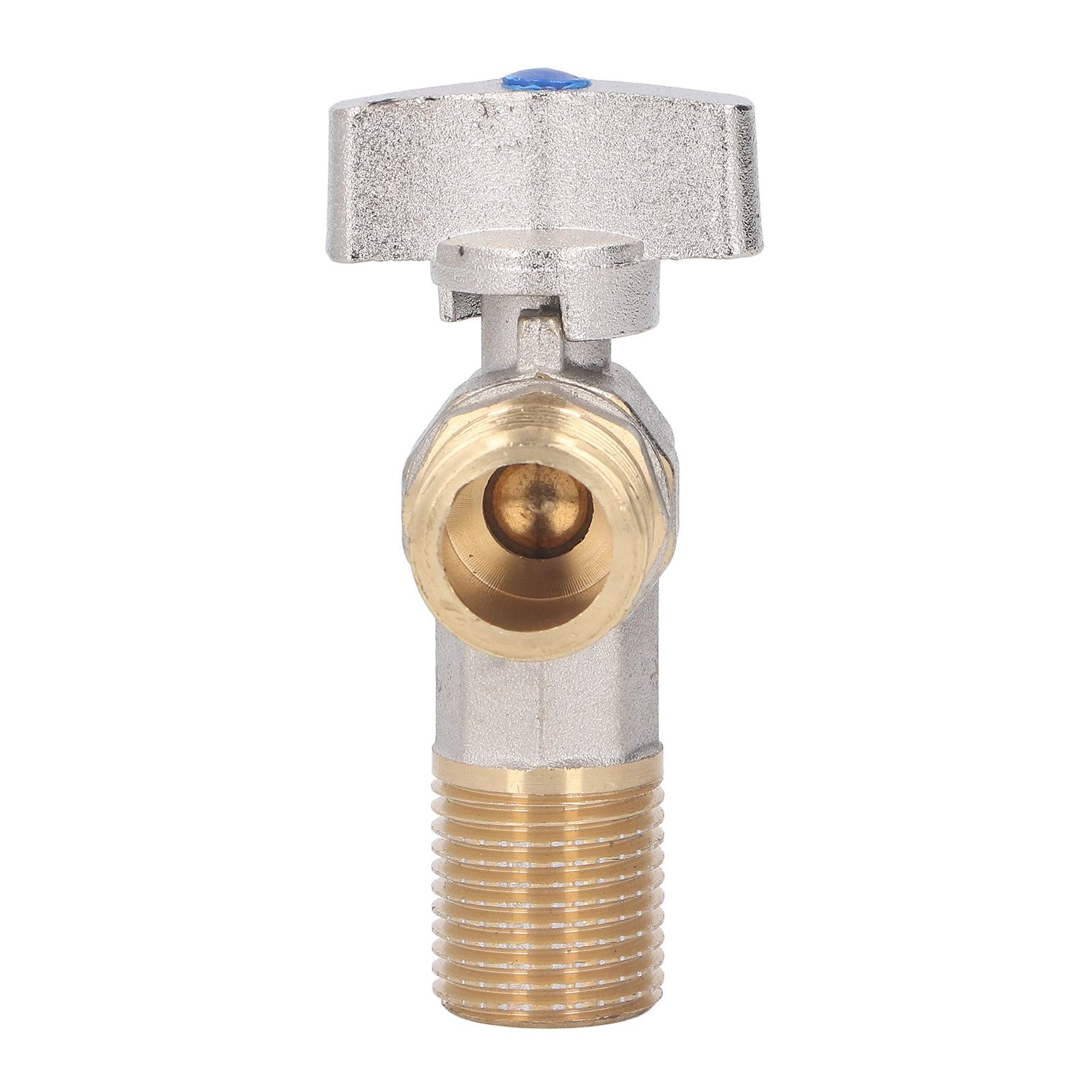 G1/2 Thread Brass Triangle Valve Large Flow Cold Hot Water Angle Stop Valve view 9