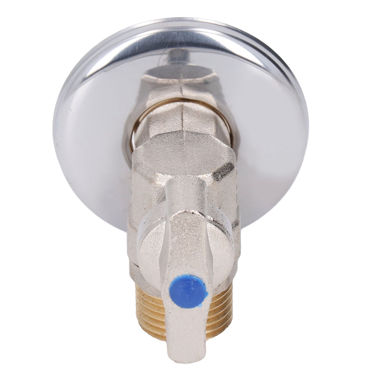 G1/2 Thread Brass Triangle Valve Large Flow Cold Hot Water Angle Stop Valve view 10