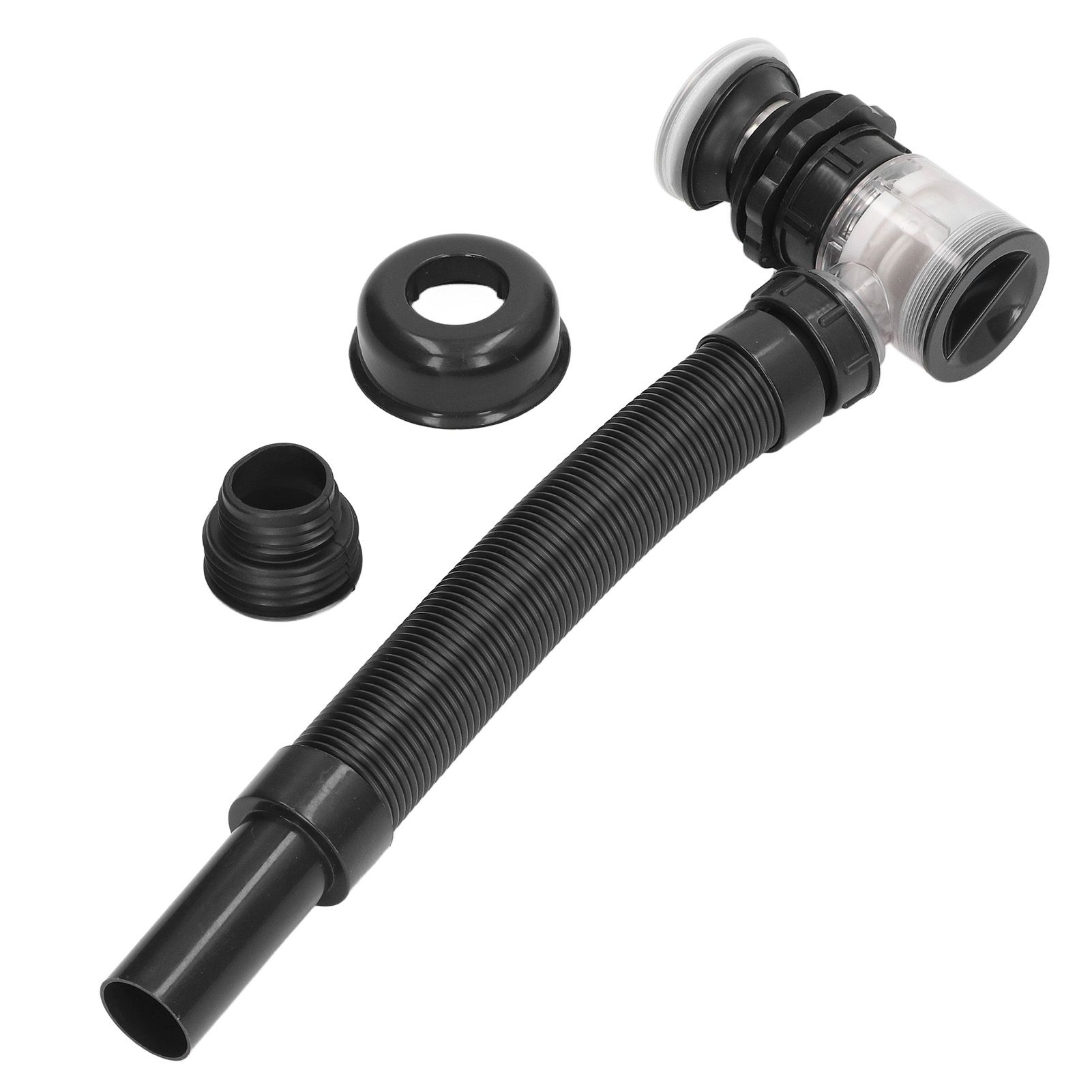 Integrated Wash Basin Sink Drain Pipe Stainless Steel Expandable Flexible Sink