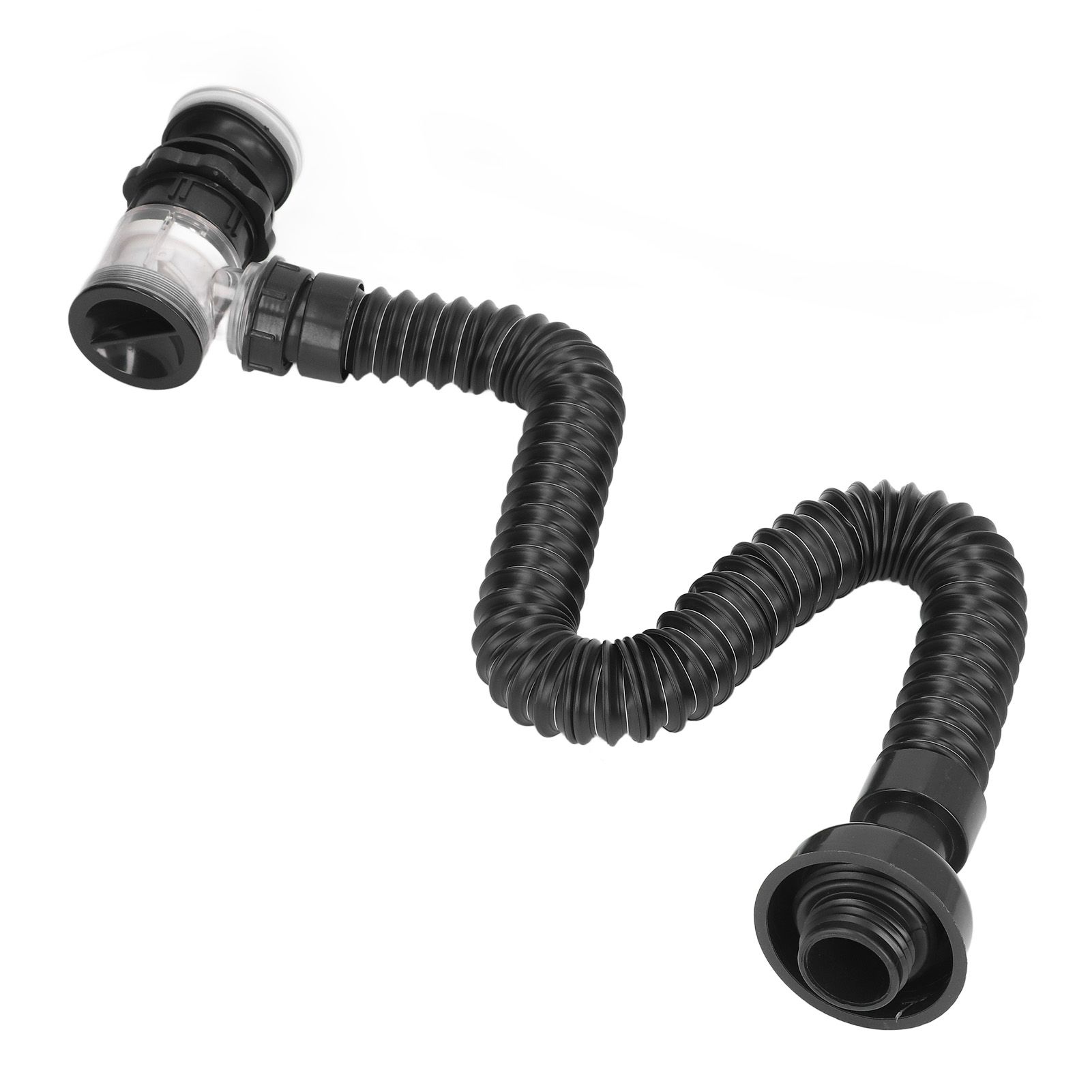 Integrated Wash Basin Sink Drain Pipe Stainless Steel Expandable Flexible Sink view 4