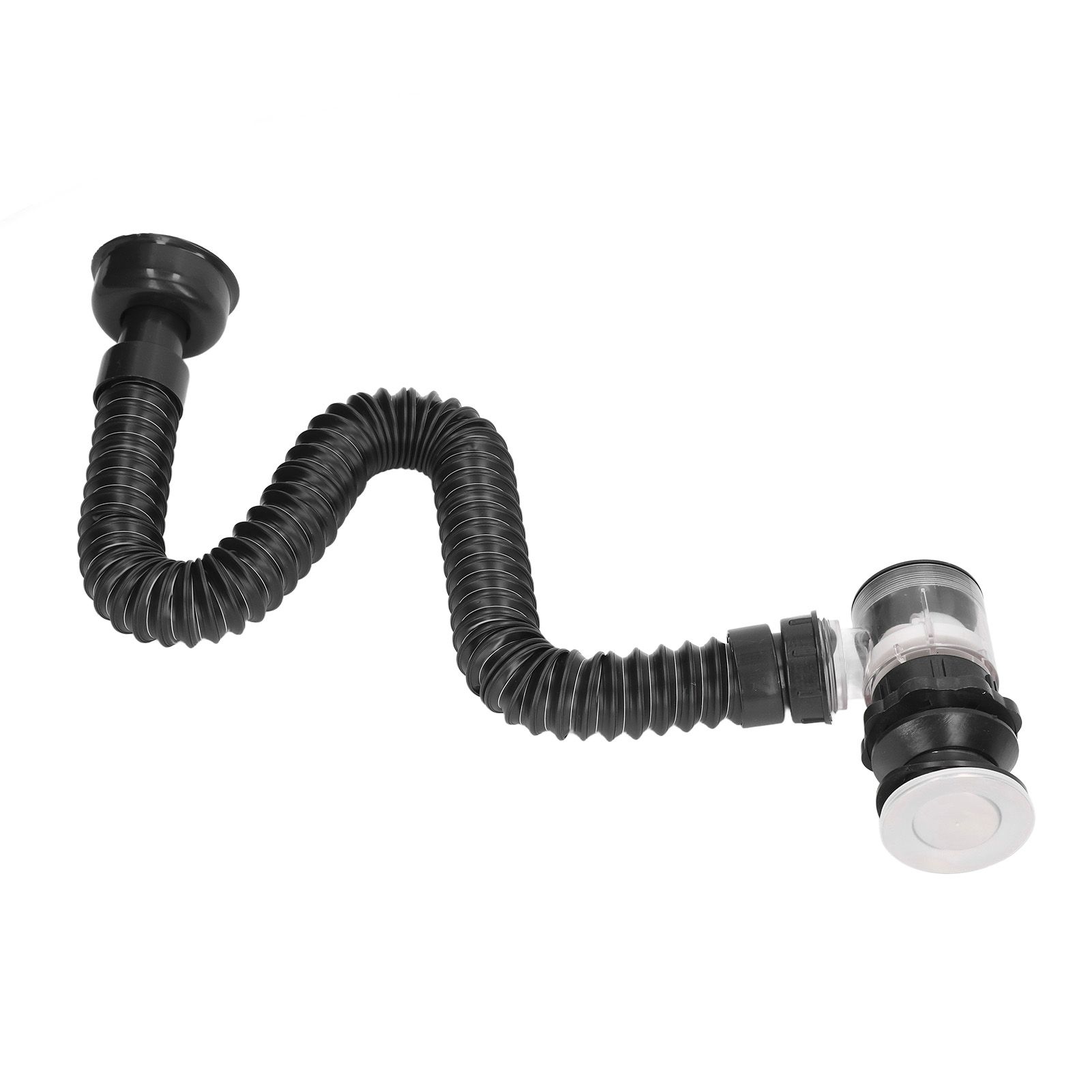 Integrated Wash Basin Sink Drain Pipe Stainless Steel Expandable Flexible Sink view 6