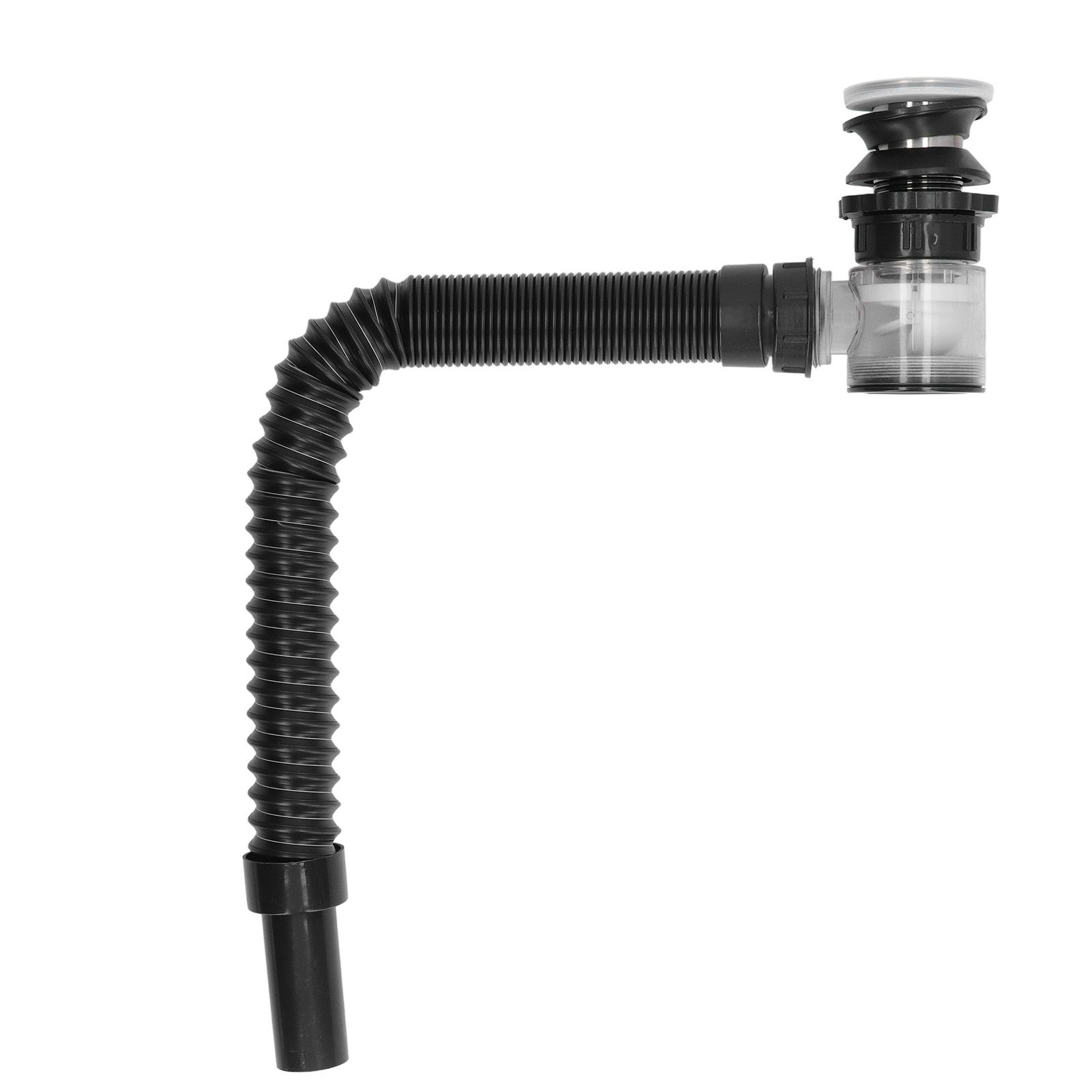 Integrated Wash Basin Sink Drain Pipe Stainless Steel Expandable Flexible Sink view 9