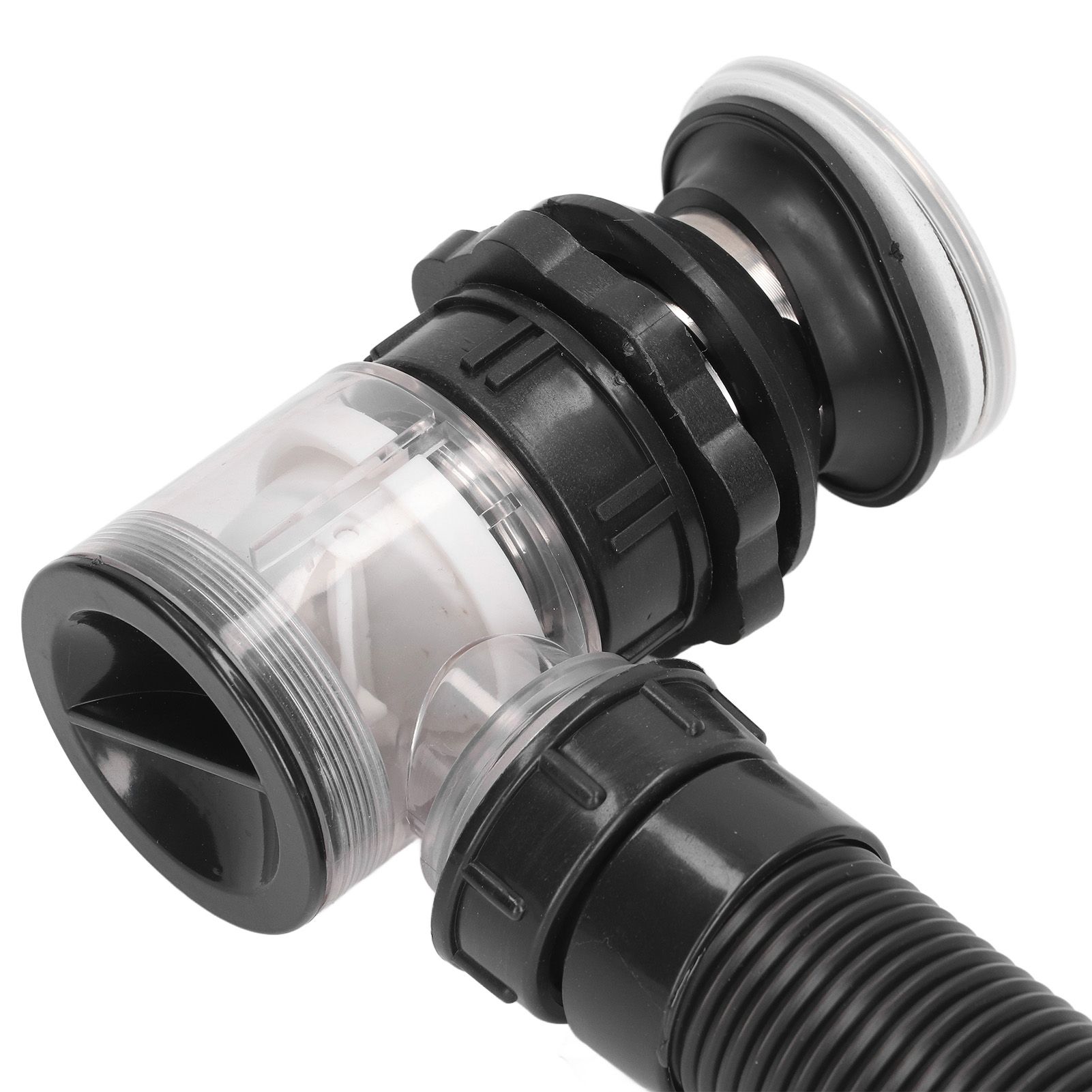 Integrated Wash Basin Sink Drain Pipe Stainless Steel Expandable Flexible Sink view 13