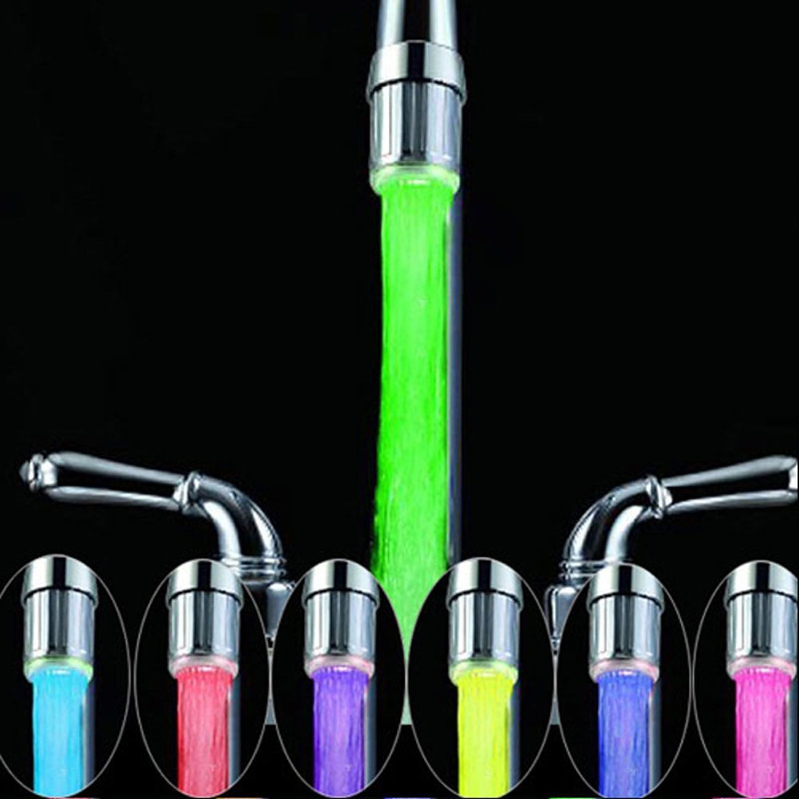 LED Water Faucet Colorful Hydroelectric Power LED Luminous Faucet Tap Nozzle view 11