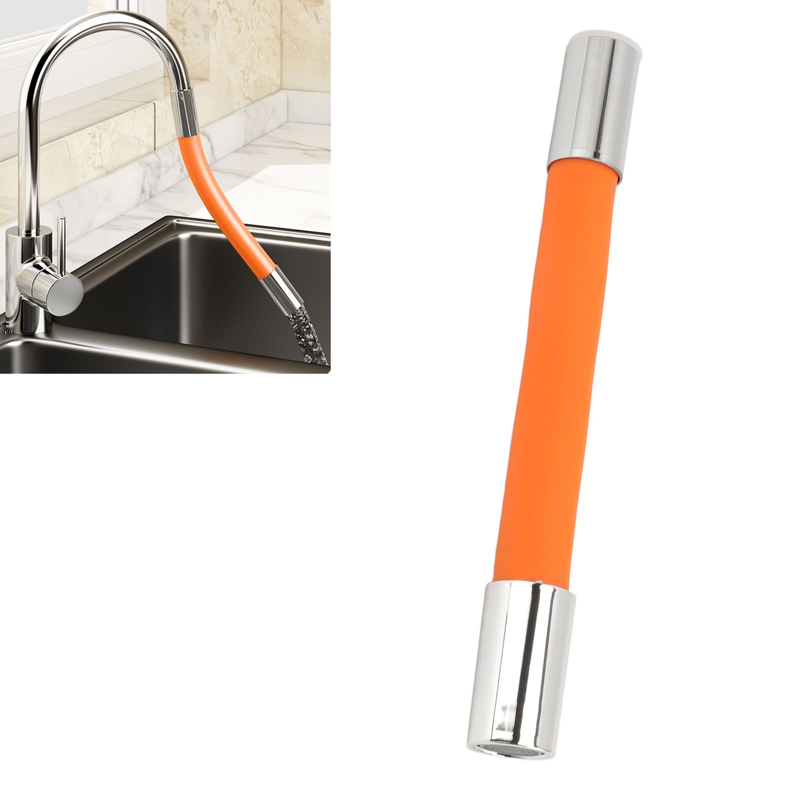 Faucet Extension Tubes with Aerator Nozzle Flexible Copper for Kitchen Sink view 11