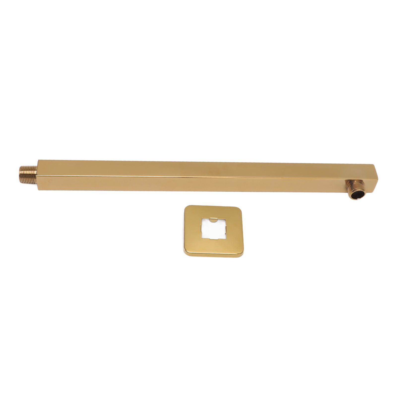 Wall Mounted Shower Arm Stainless Steel Quadrate Shower Head Extension Arm
