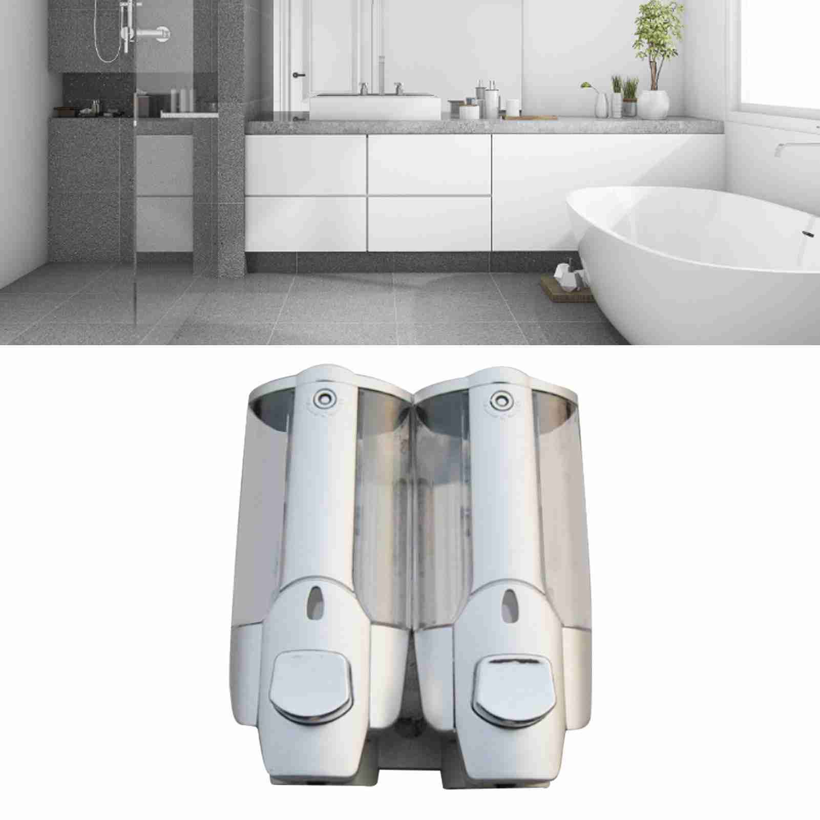 2pcs Shower Shampoo Dispenser Multipurpose Wall Mounted Soap Dispenser for view 5