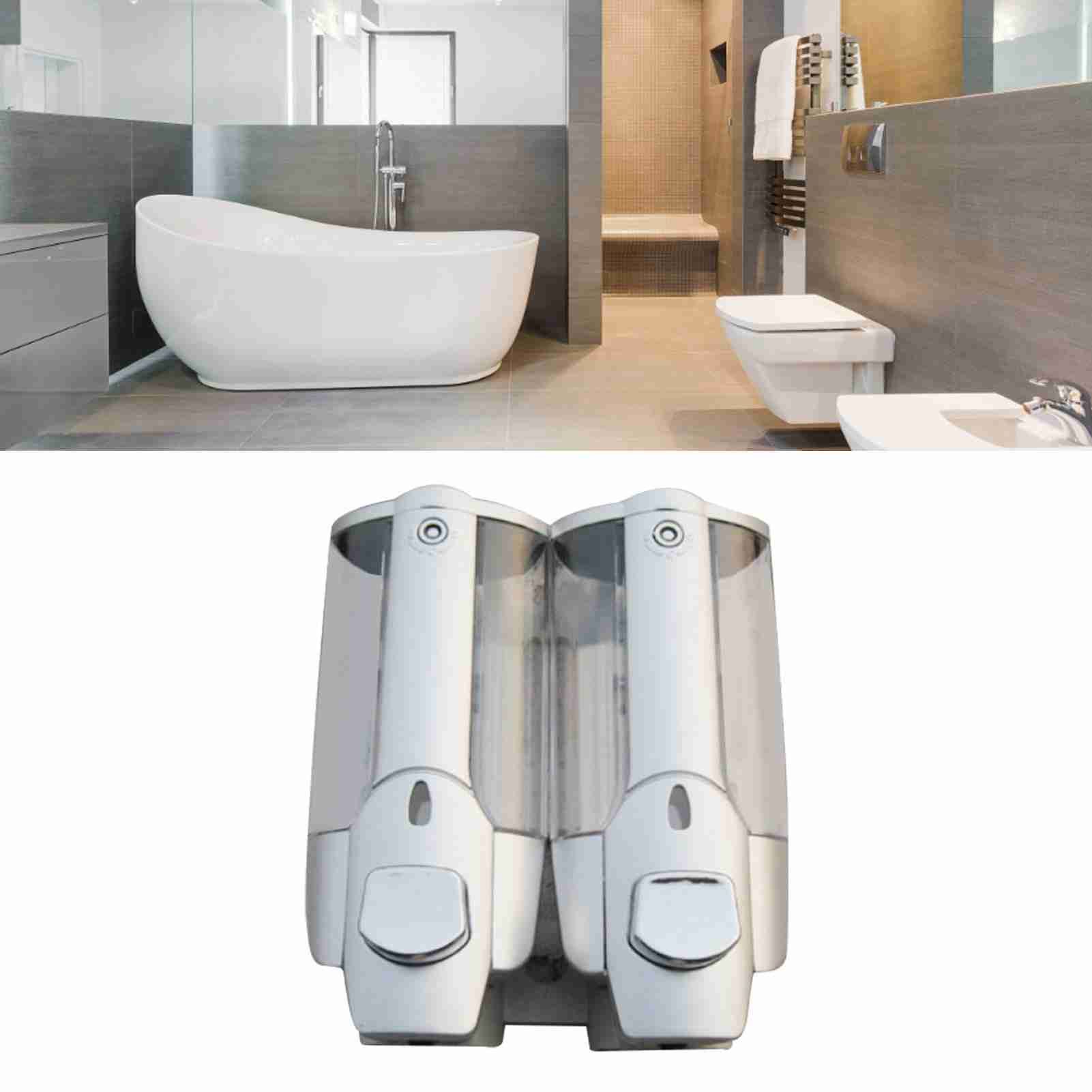 2pcs Shower Shampoo Dispenser Multipurpose Wall Mounted Soap Dispenser for view 6