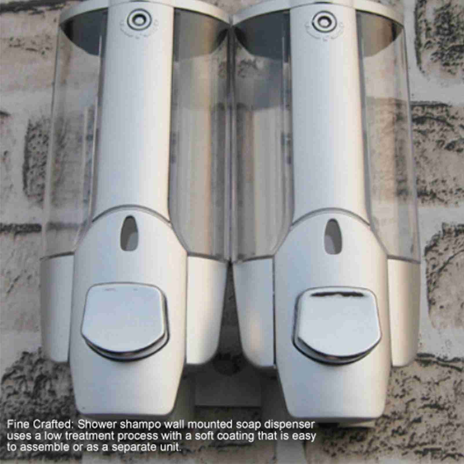 2pcs Shower Shampoo Dispenser Multipurpose Wall Mounted Soap Dispenser for view 10
