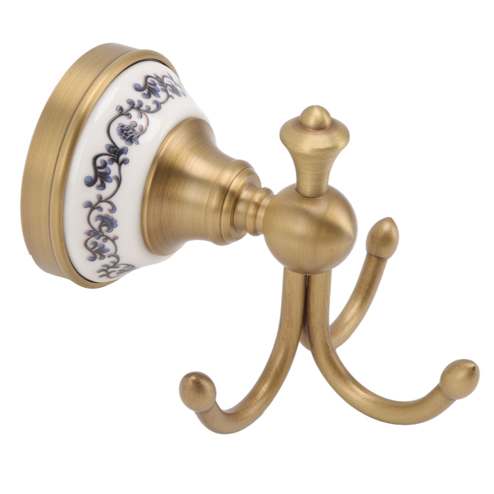 Wall Mounted Bathroom Coat Hook Beautiful Decorative Elegant Clothing Robe view 4