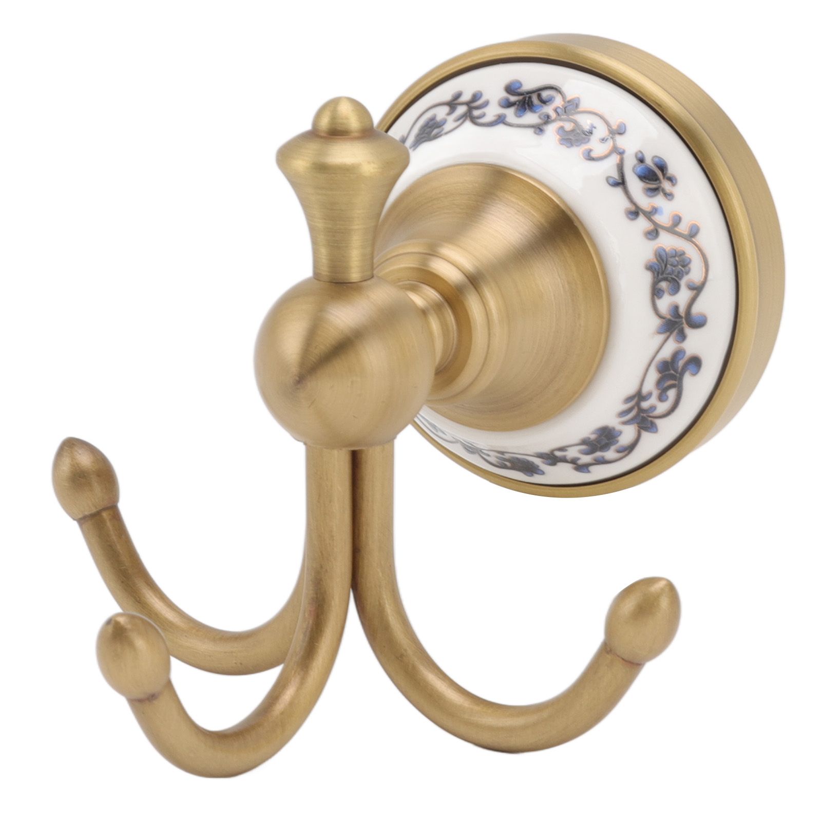 Wall Mounted Bathroom Coat Hook Beautiful Decorative Elegant Clothing Robe view 6