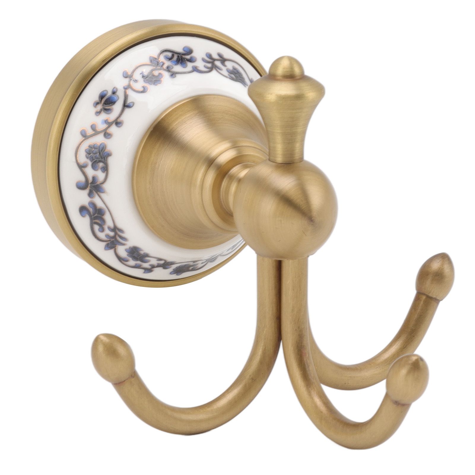Wall Mounted Bathroom Coat Hook Beautiful Decorative Elegant Clothing Robe view 7
