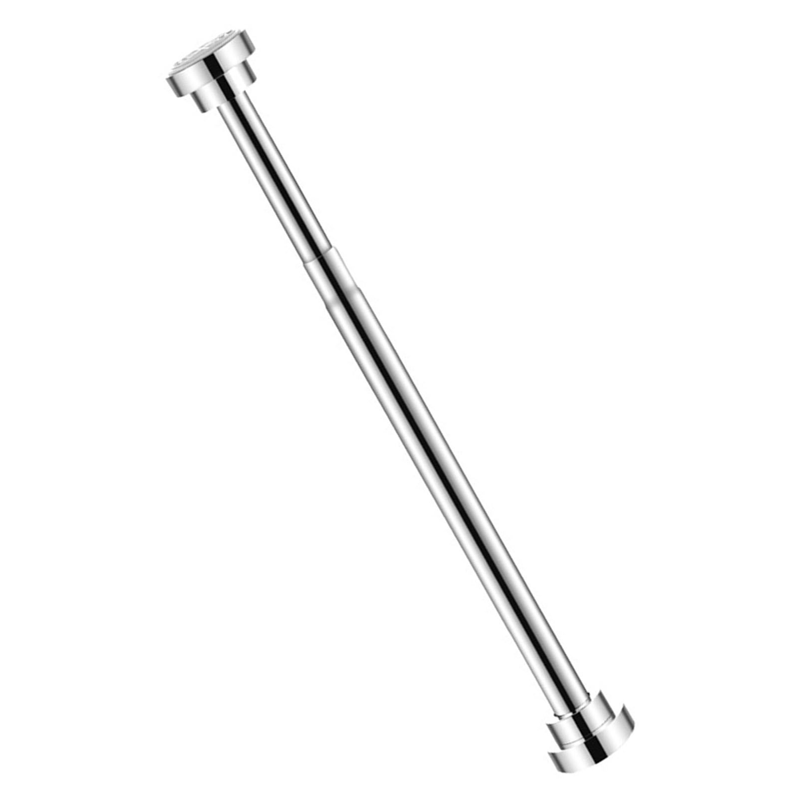 Adjustable Closet Rod Stainless Steel Punch Free Retractable Clothes Drying view 2