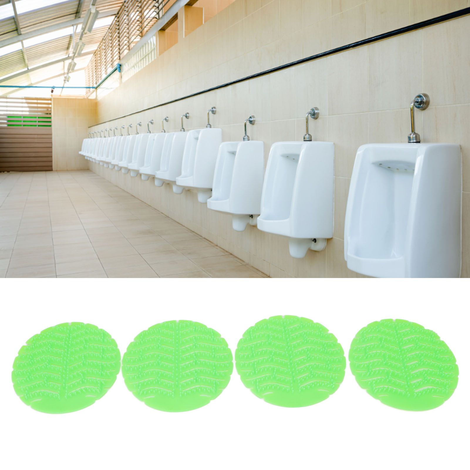 4Pcs Urinal Screen Deodorizer Reduce Odor Prevent Splash Urinal Cake for view 11