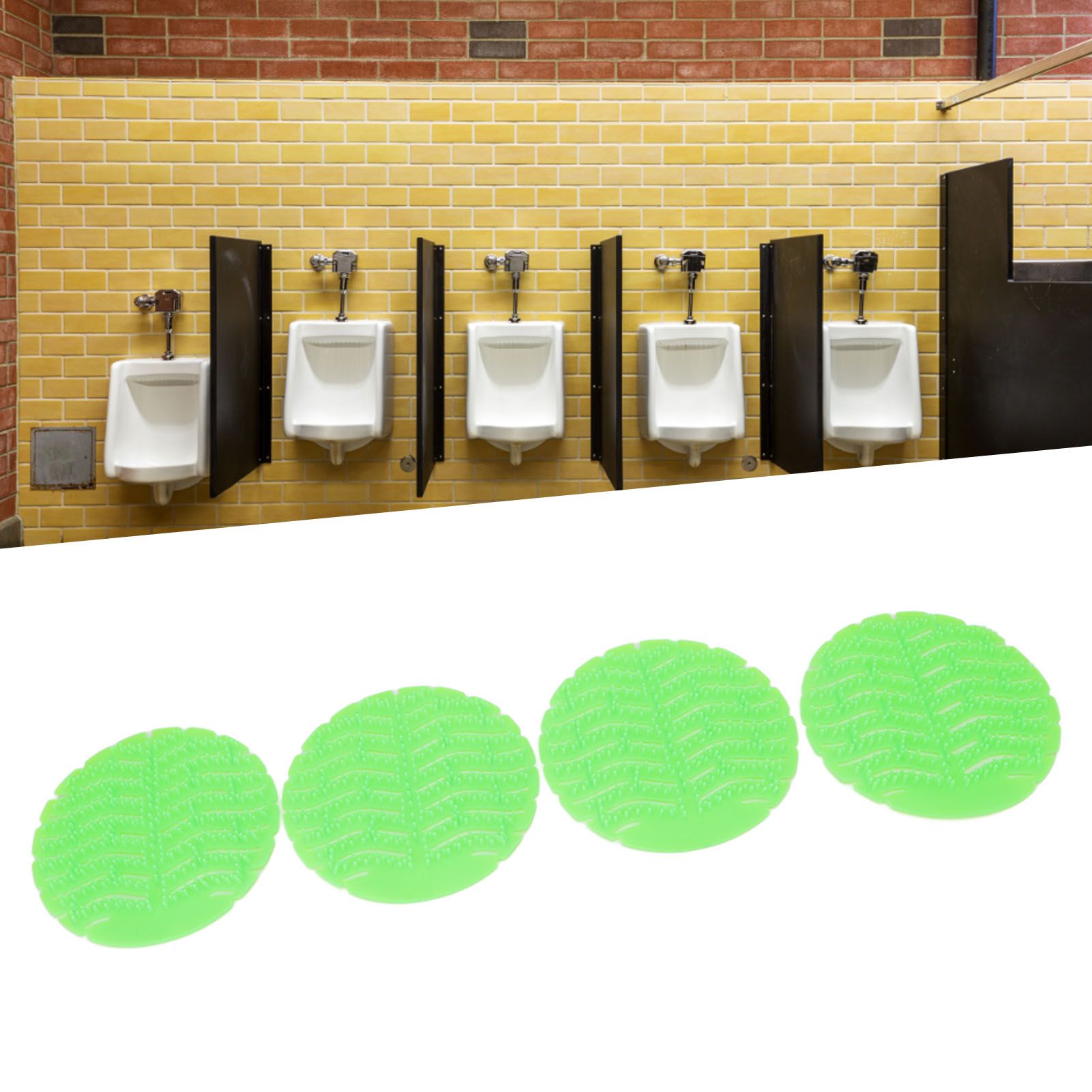4Pcs Urinal Screen Deodorizer Reduce Odor Prevent Splash Urinal Cake for view 12