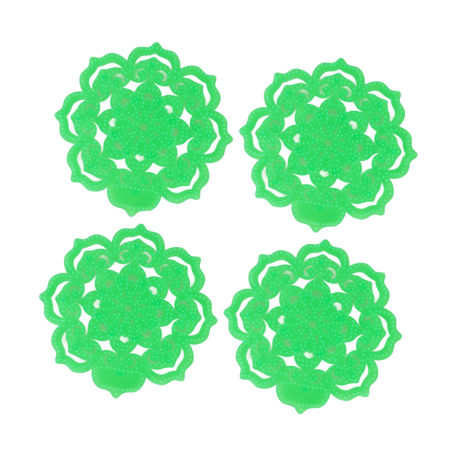 4pcs Urinal Screen Odor Proof Urinal Screen Deodorizer Urinal Splash Reducing view 4