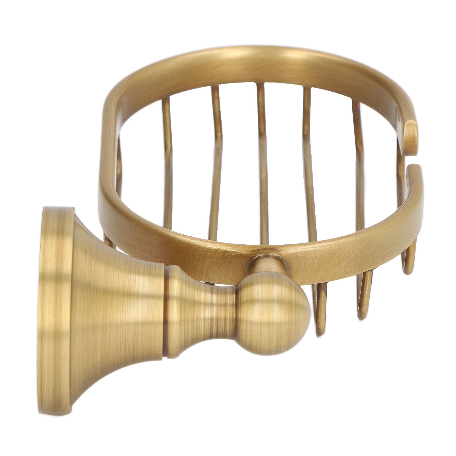 Wall Soap Dish Bottom Hollow Design Retro Style Keeping Tidy Decorative view 3