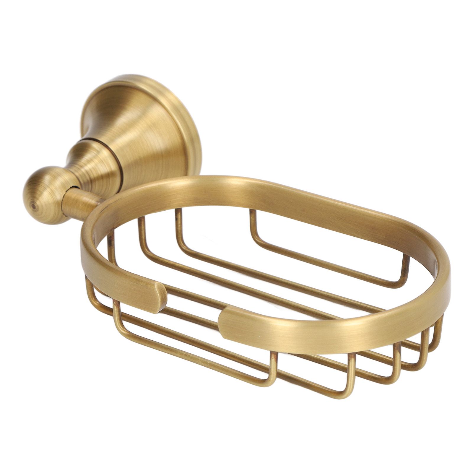 Wall Soap Dish Bottom Hollow Design Retro Style Keeping Tidy Decorative view 4