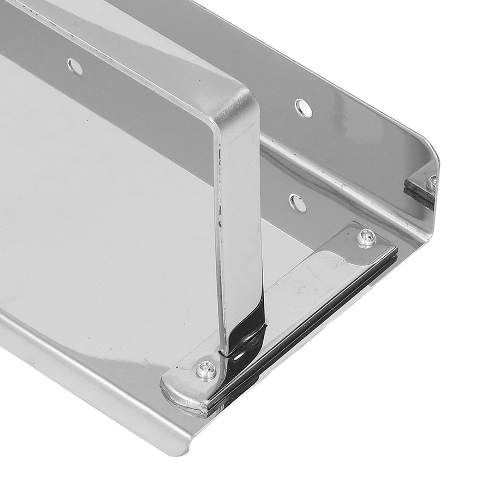 Paper Towel Holder Stainless Steel Punch Free Dual Use Toilet Paper Dispenser view 14
