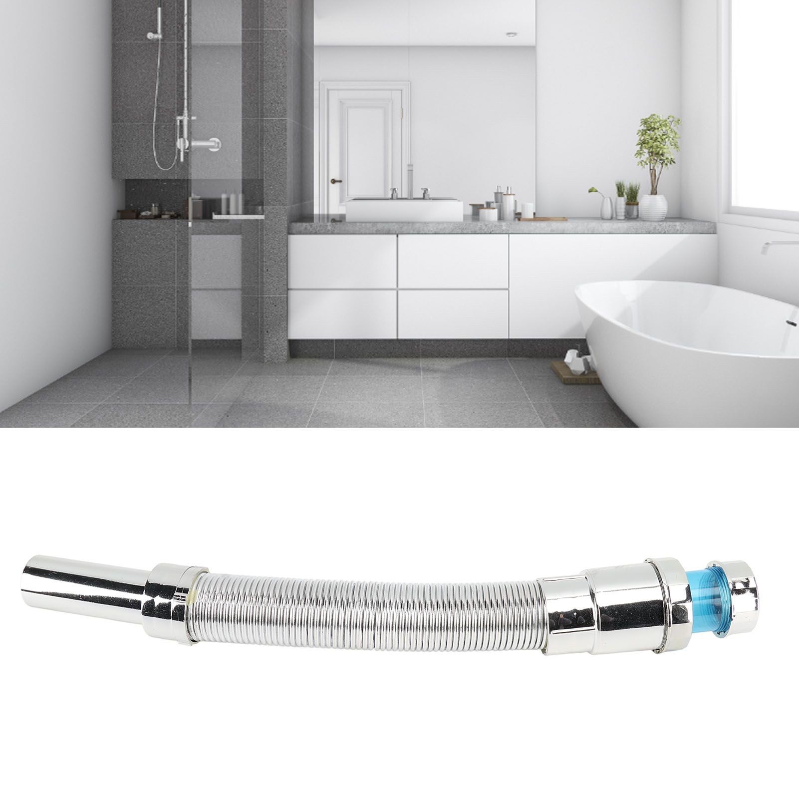Flexible Rain Gutter Downspout Extension Retractable Drain Downspout Extender view 11