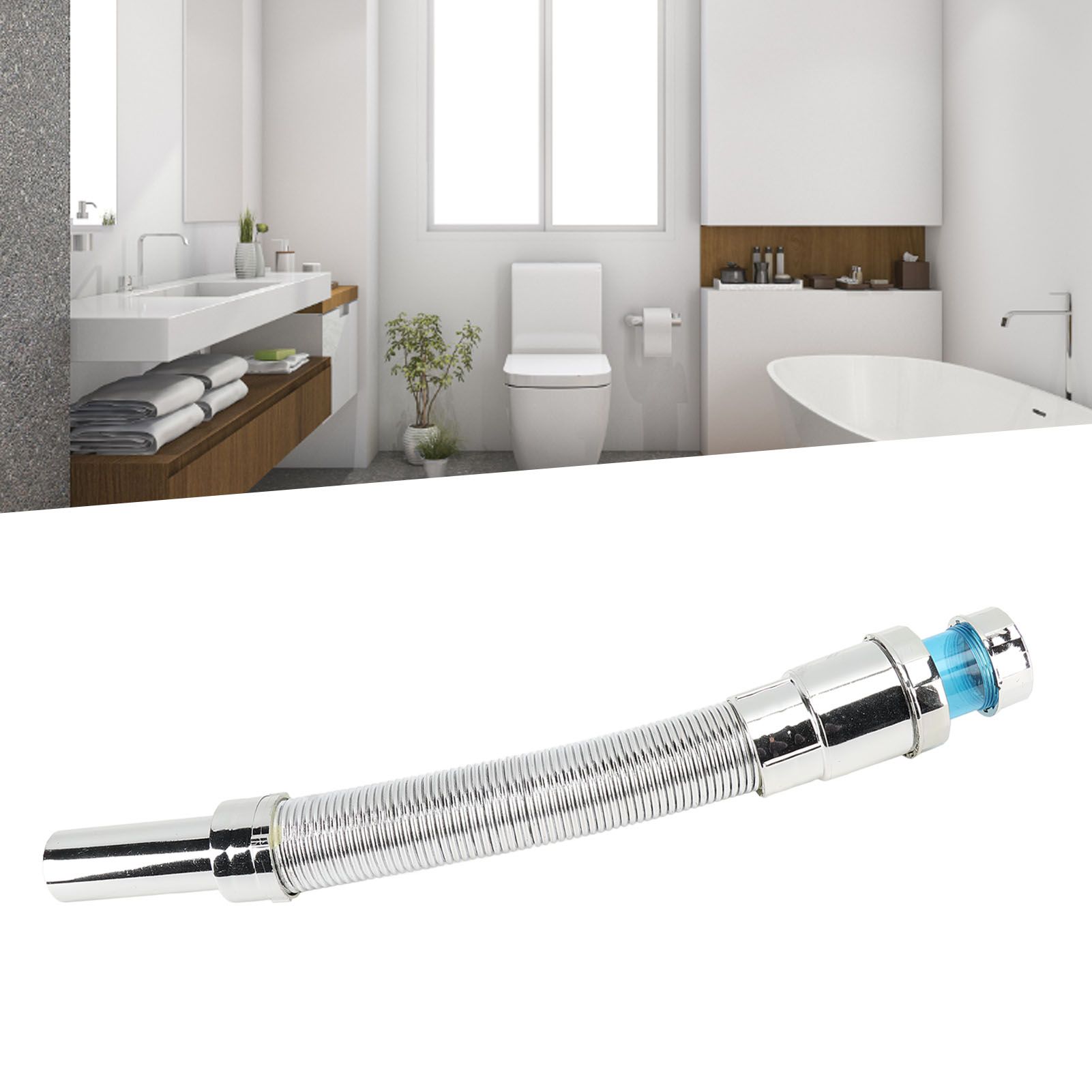 Flexible Rain Gutter Downspout Extension Retractable Drain Downspout Extender view 12