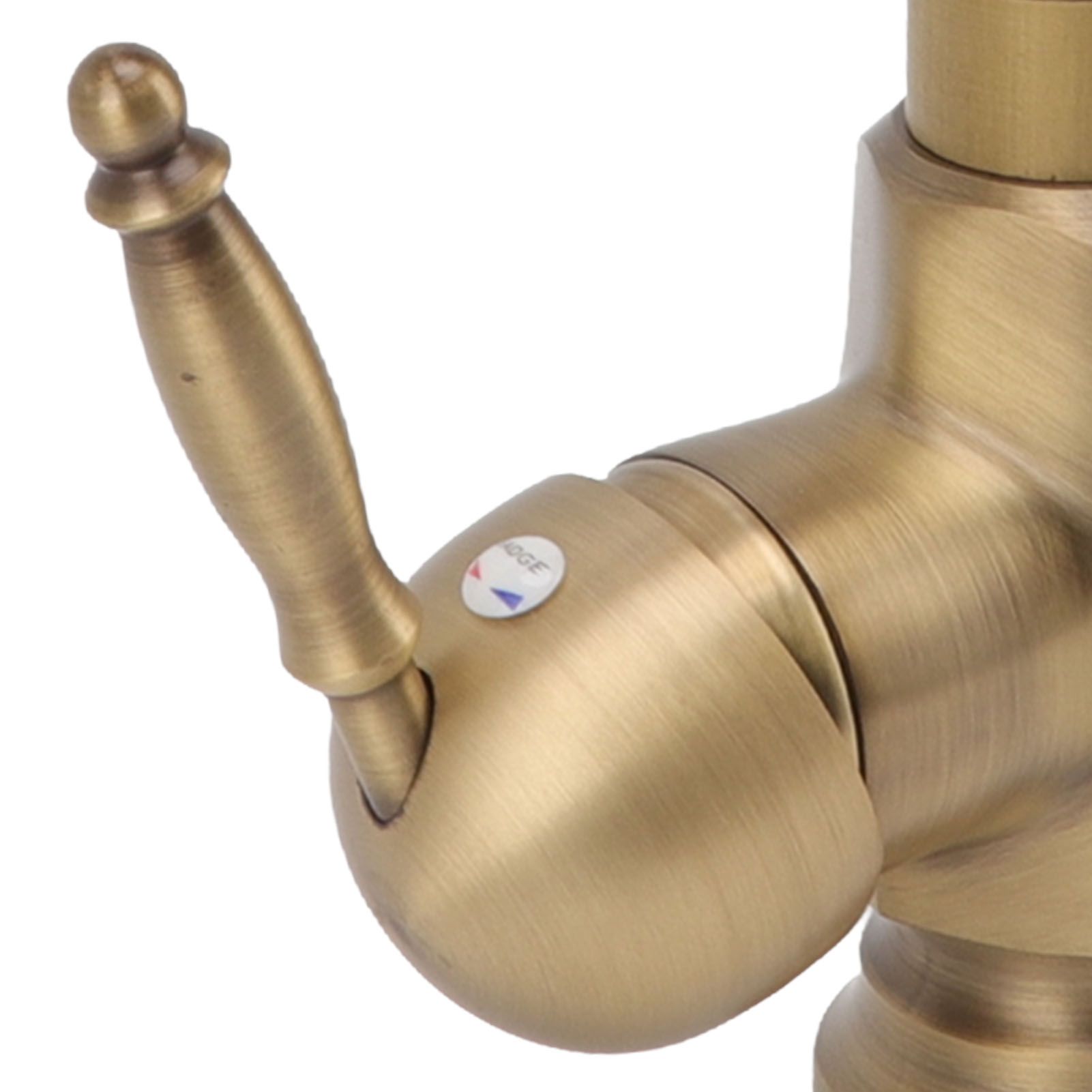 Bathroom Sink Faucet Antique Brass Vanity Mixer Faucet Tap Heightening Single view 13