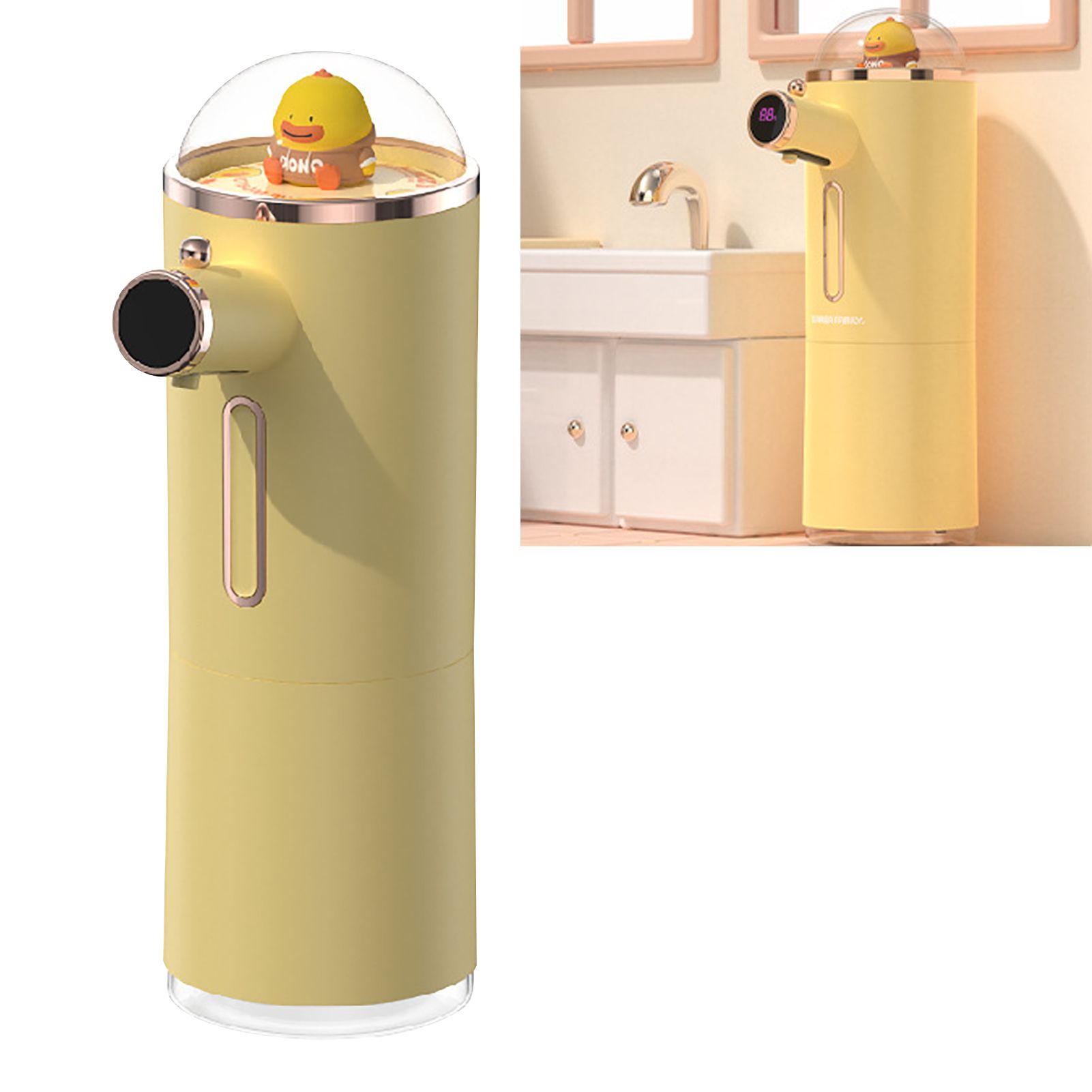 Automatic Foam Soap Dispenser Cute Intelligent Infrared Sensor Waterproof view 5