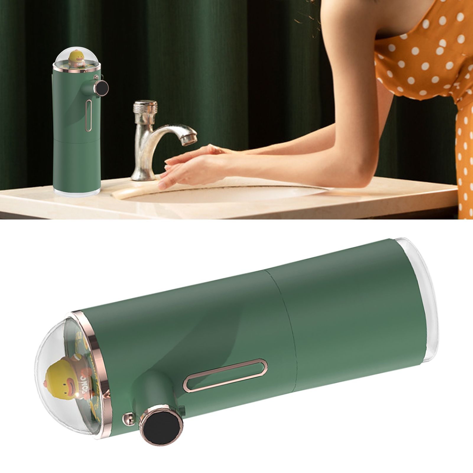 Automatic Foam Soap Dispenser Cute Intelligent Infrared Sensor Waterproof view 5
