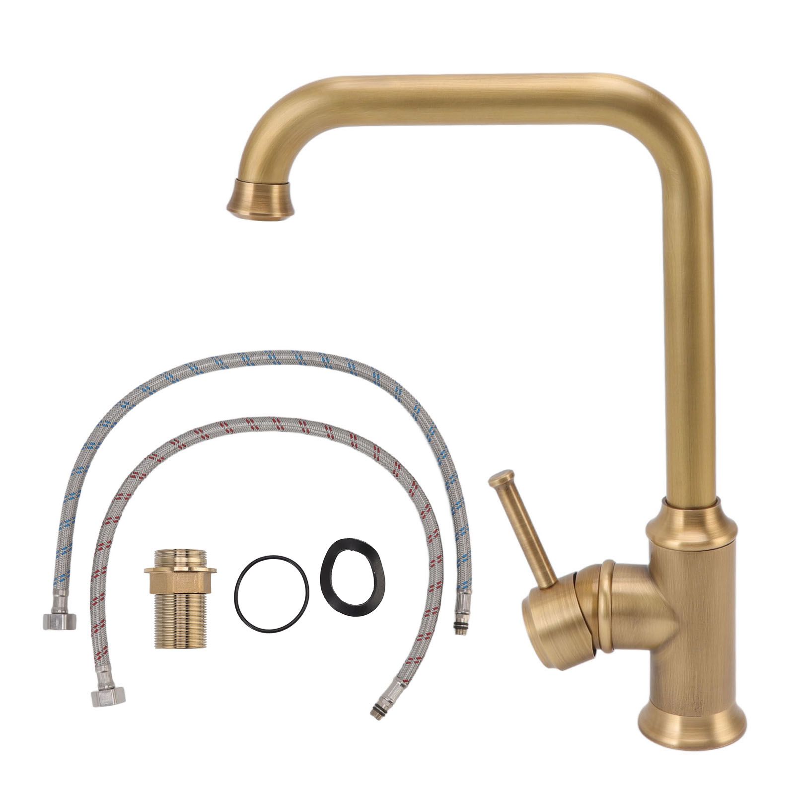 Vintage Bathroom Basin Sink Faucet Elegant Rugged Hot Cold Mixing Kitchen view 2