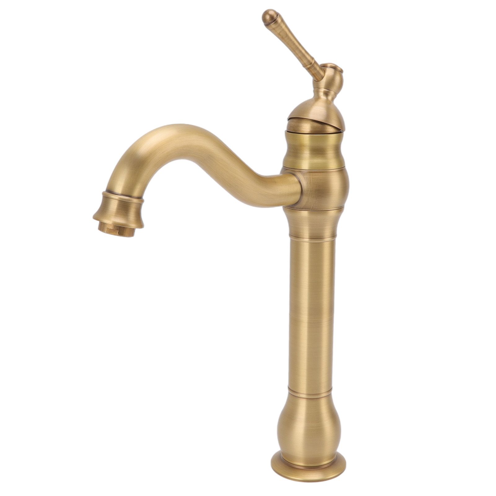 Basin Faucet Retro European Style Brass Gourd Design with Hose and Gasket view 3