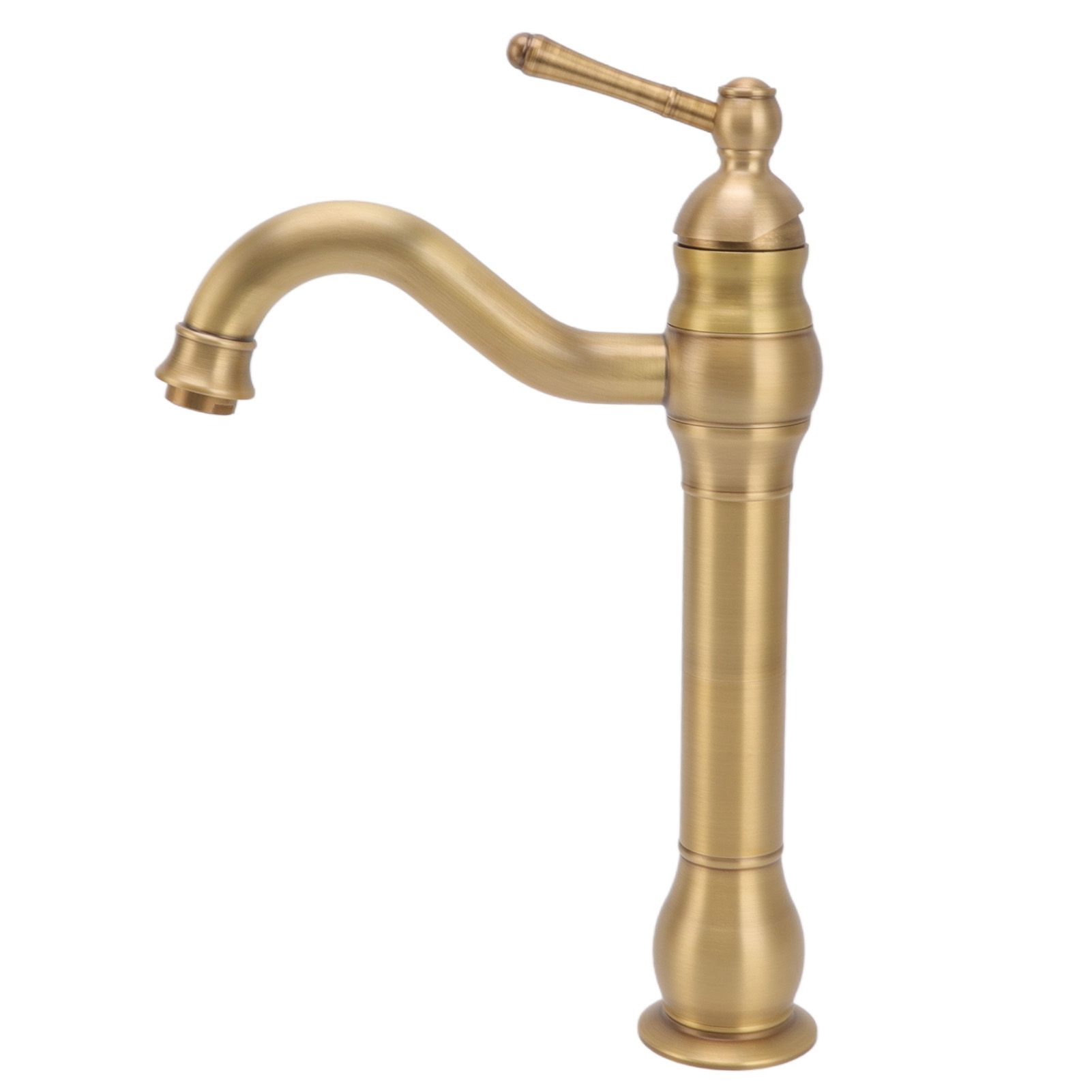 Basin Faucet Retro European Style Brass Gourd Design with Hose and Gasket view 8