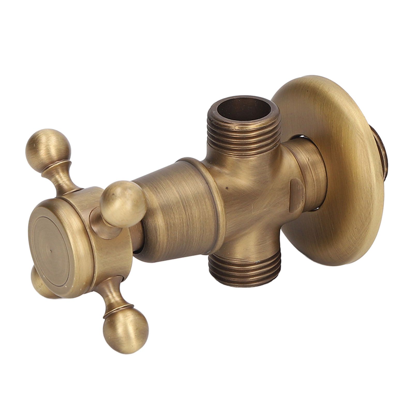 Angle Valve Vintage Style Brass High Hardness Good Sealing Cold Hot Faucet