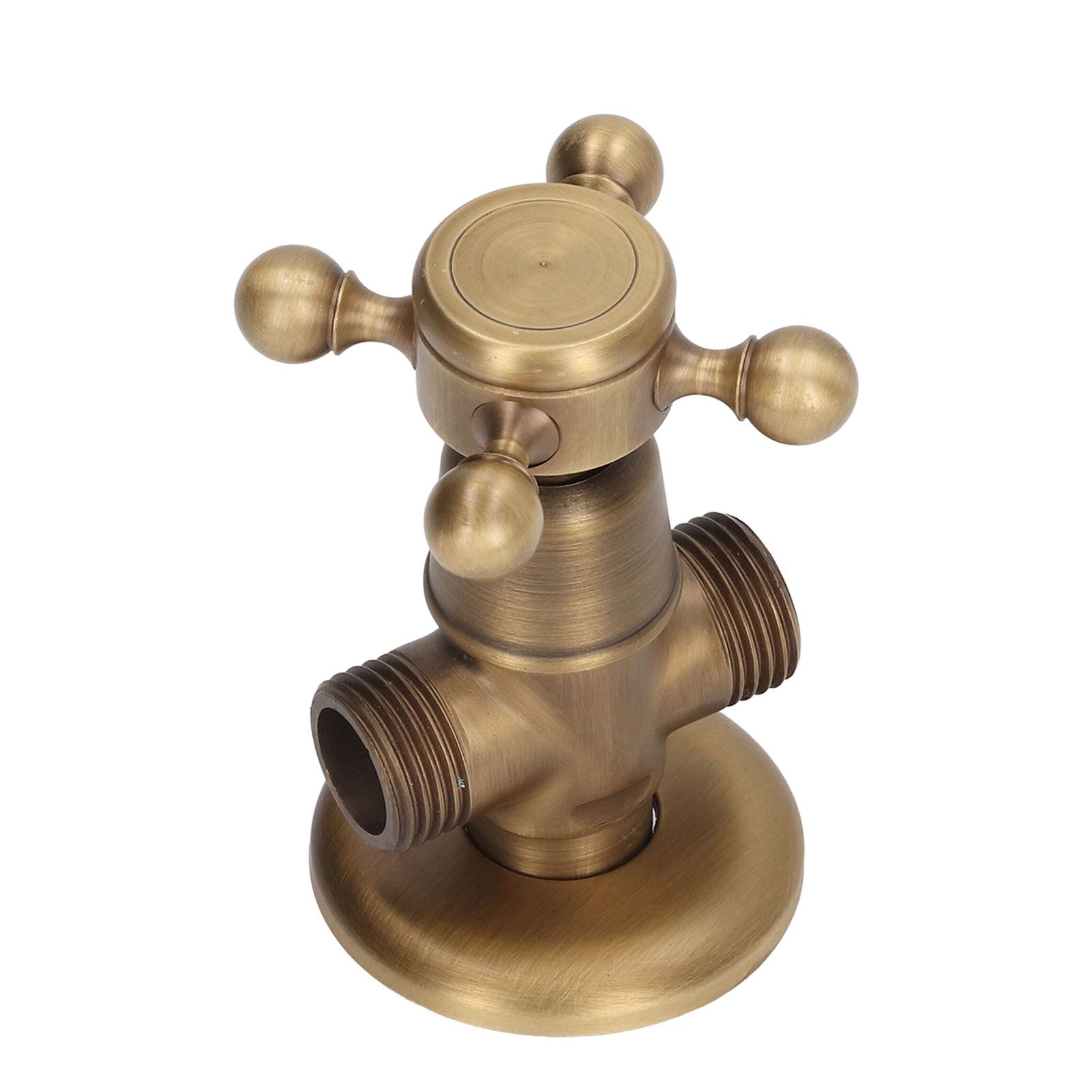 Angle Valve Vintage Style Brass High Hardness Good Sealing Cold Hot Faucet view 2