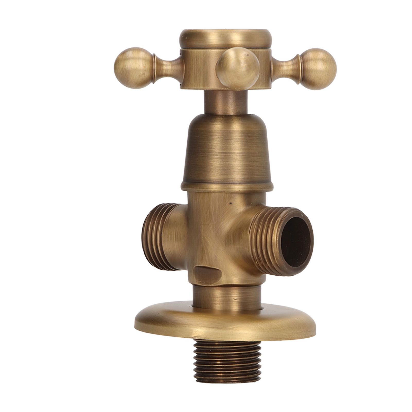 Angle Valve Vintage Style Brass High Hardness Good Sealing Cold Hot Faucet view 4