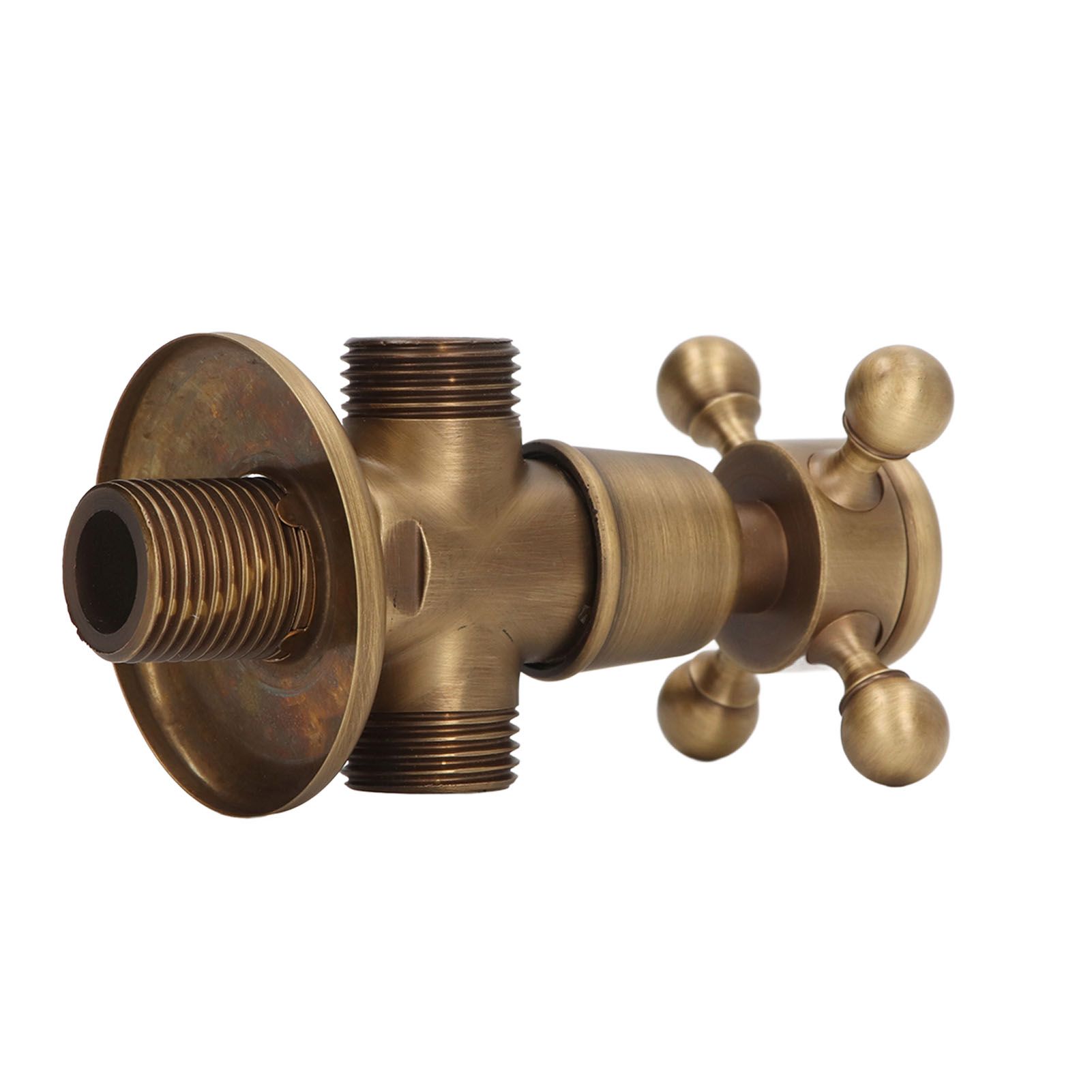 Angle Valve Vintage Style Brass High Hardness Good Sealing Cold Hot Faucet view 6